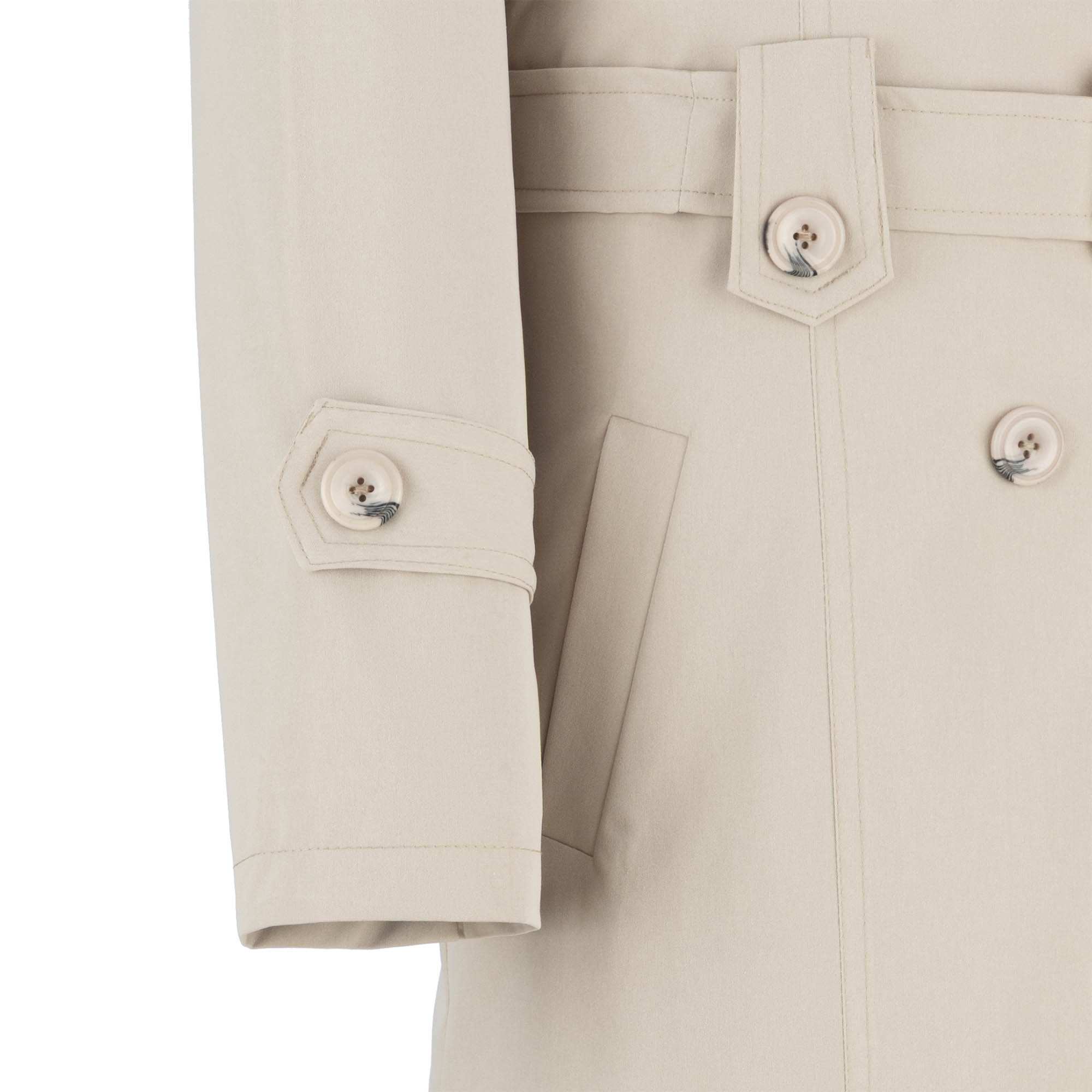 بارانی بلند زنانه استخوانی مدل ژیانوالسانا Elsana کد2313