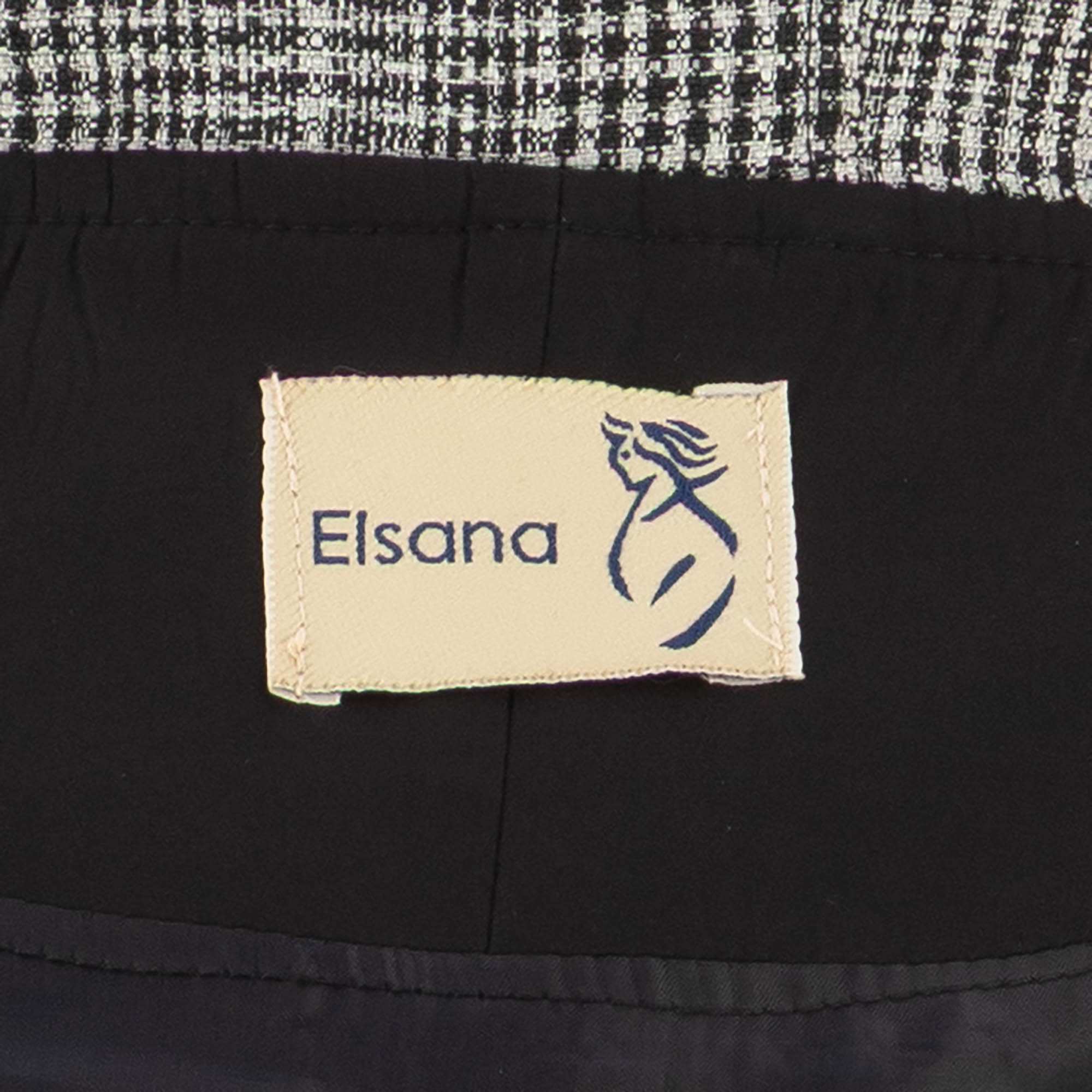 بارانی زنانه مشکی مدل فرانهالسانا Elsana کد2314