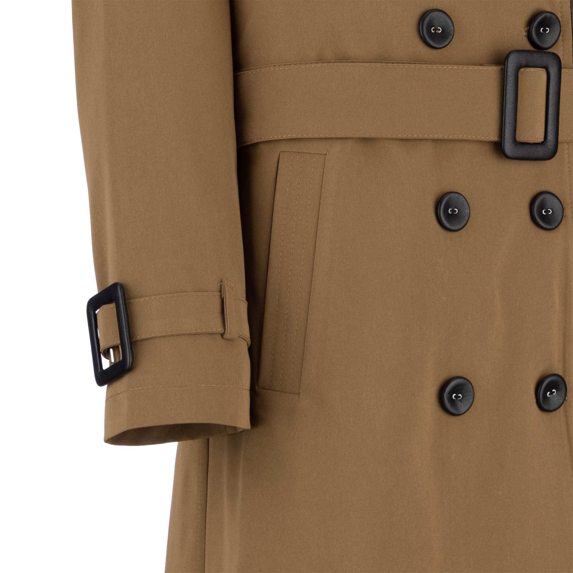 بارانی بلند زنانه موکایی مدل سایداالسانا Elsana کد2316