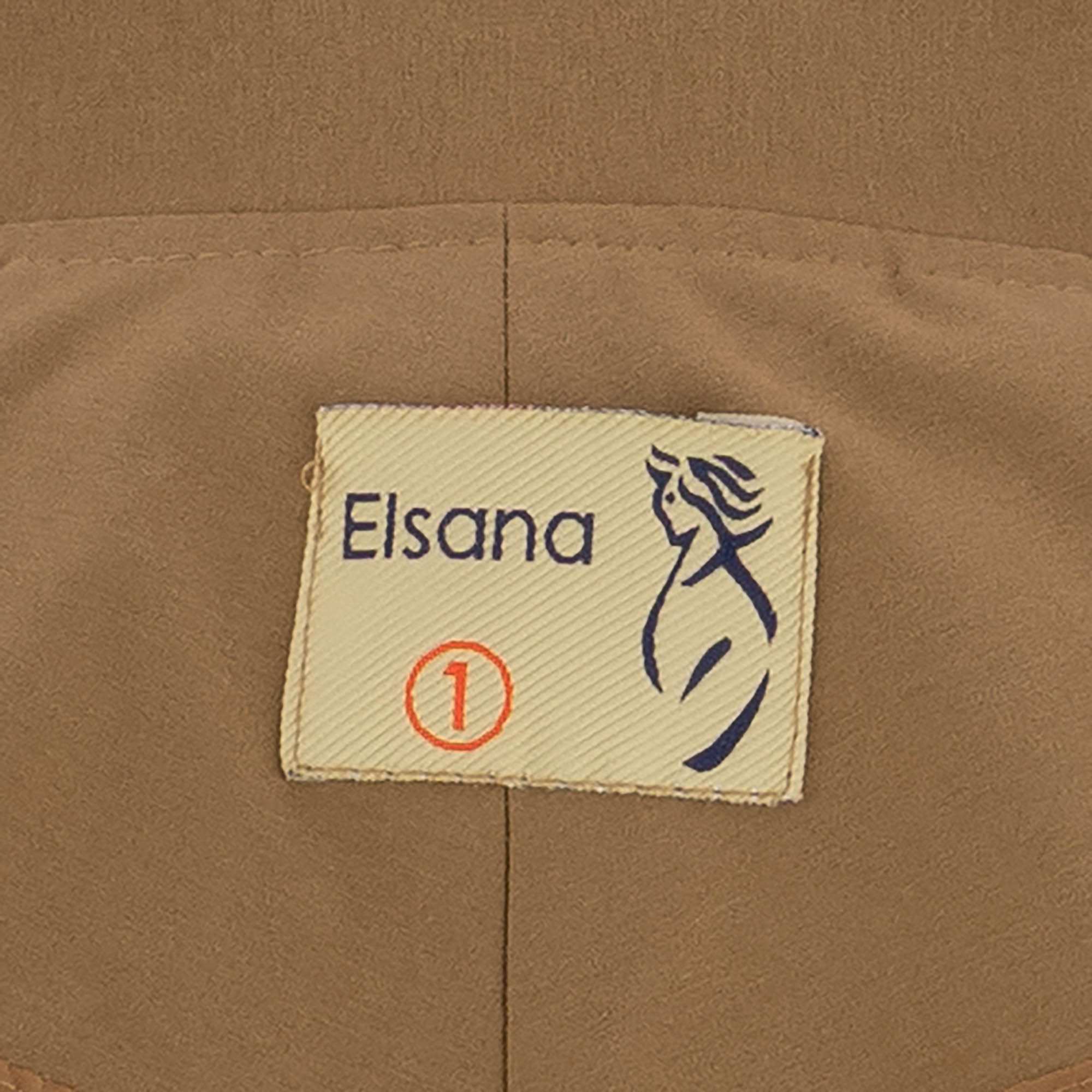 بارانی بلند زنانه موکایی مدل سایداالسانا Elsana کد2316