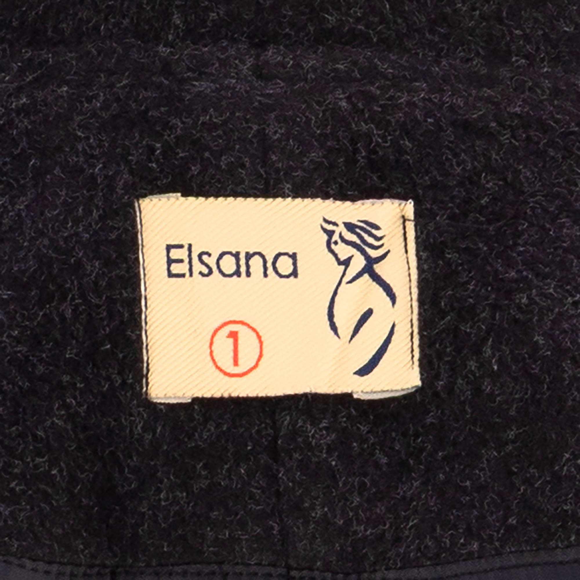 پالتو بلند زنانه مشکی مدل پیوندالسانا Elsana کد2319