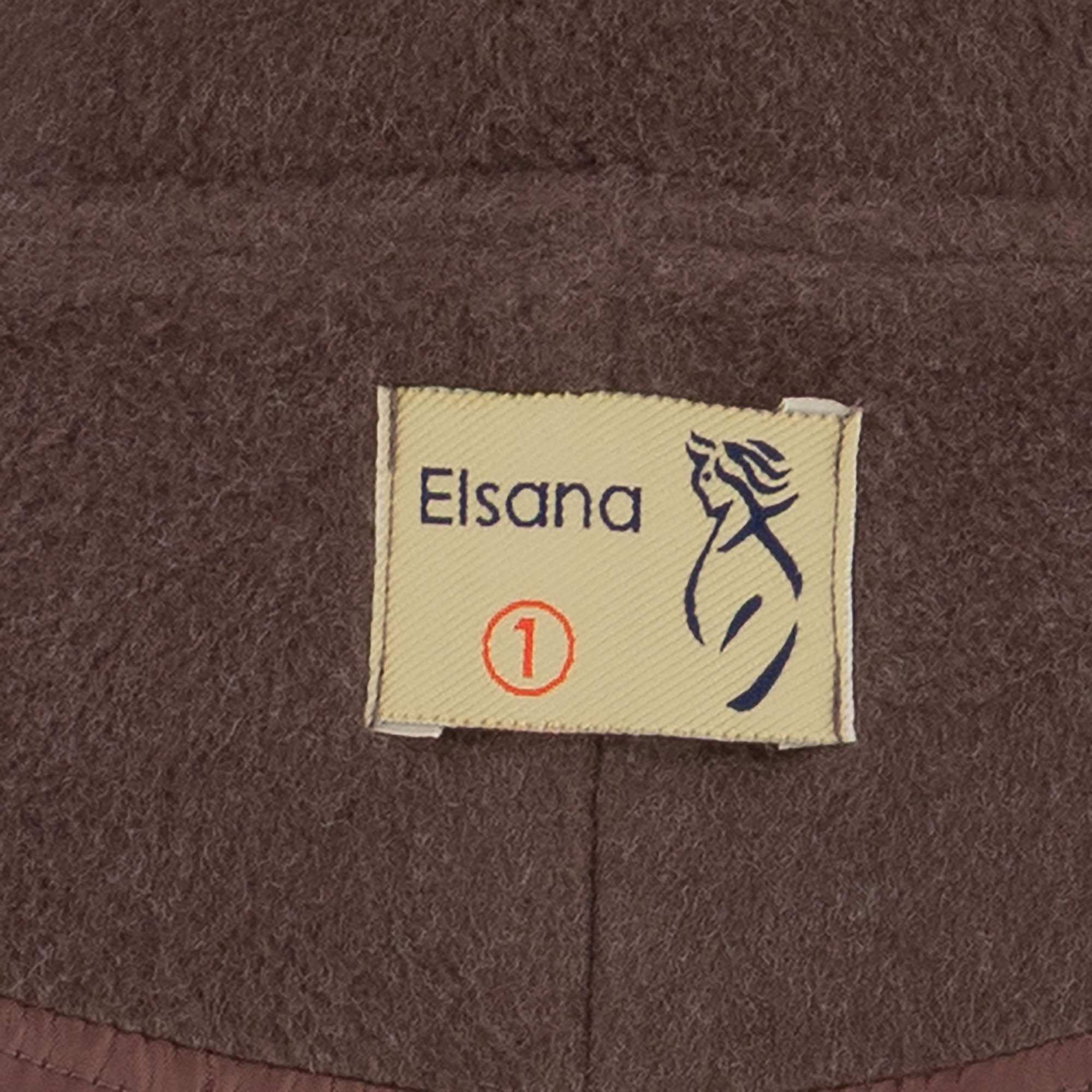 پالتو بلند زنانه قهوه ای مدل پیوندالسانا Elsana کد2319