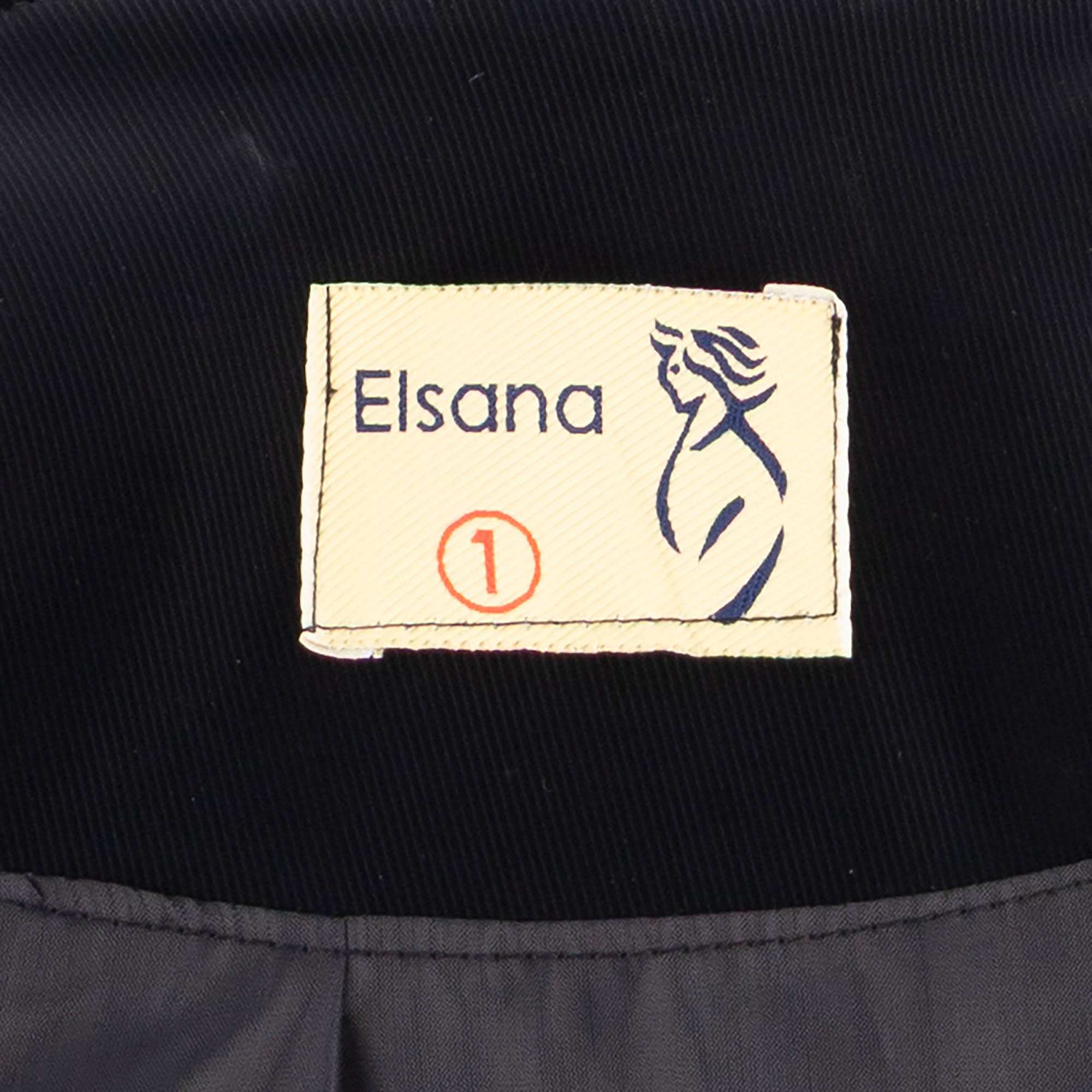 پالتو زنانه مشکی مدل آویناالسانا Elsana کد2322
