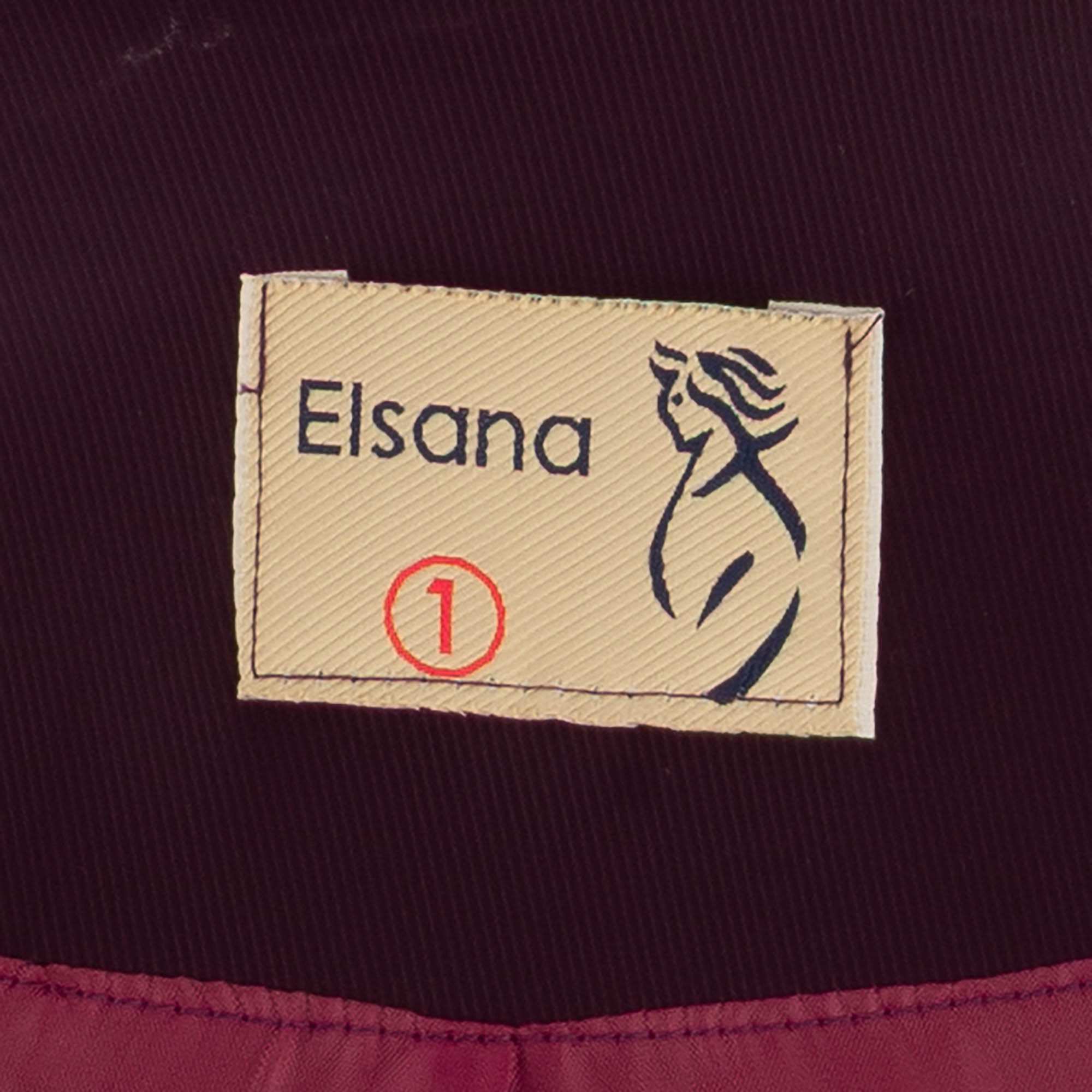 پالتو زنانه بادمجونی مدل آویناالسانا Elsana کد2322