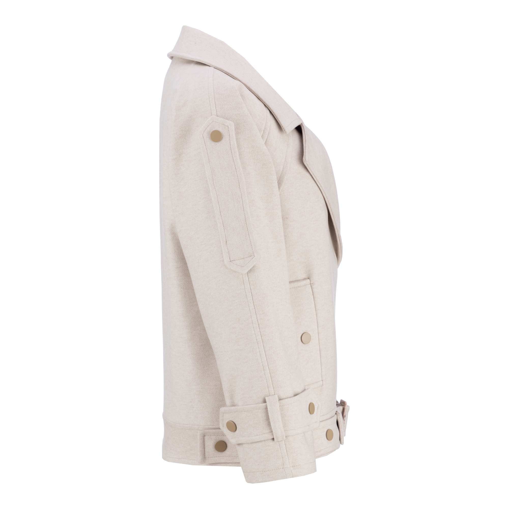 پالتو زنانه شیری مدل سروهالسانا Elsana کد2323