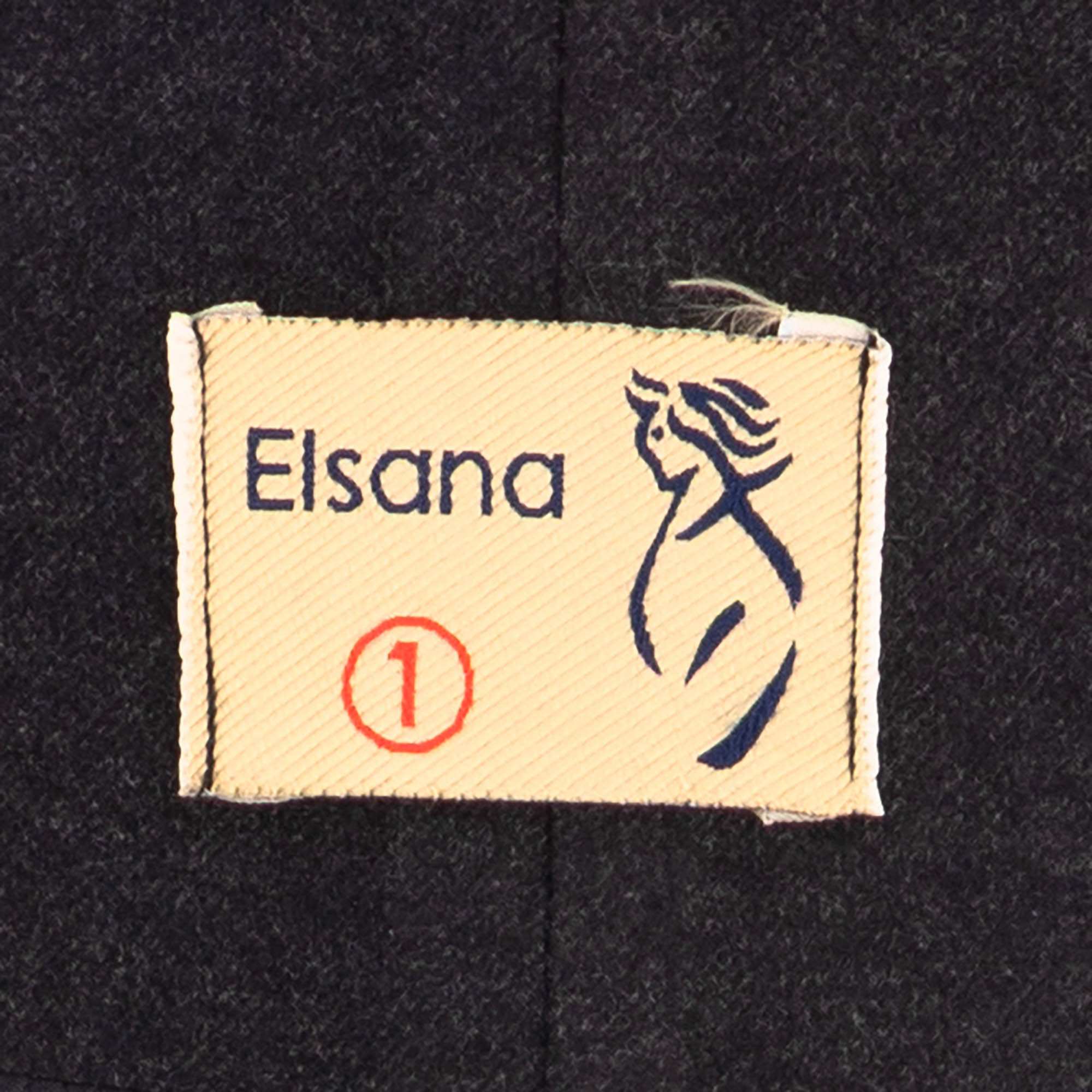 پالتو زنانه زغالی مدل سروهالسانا Elsana کد2323