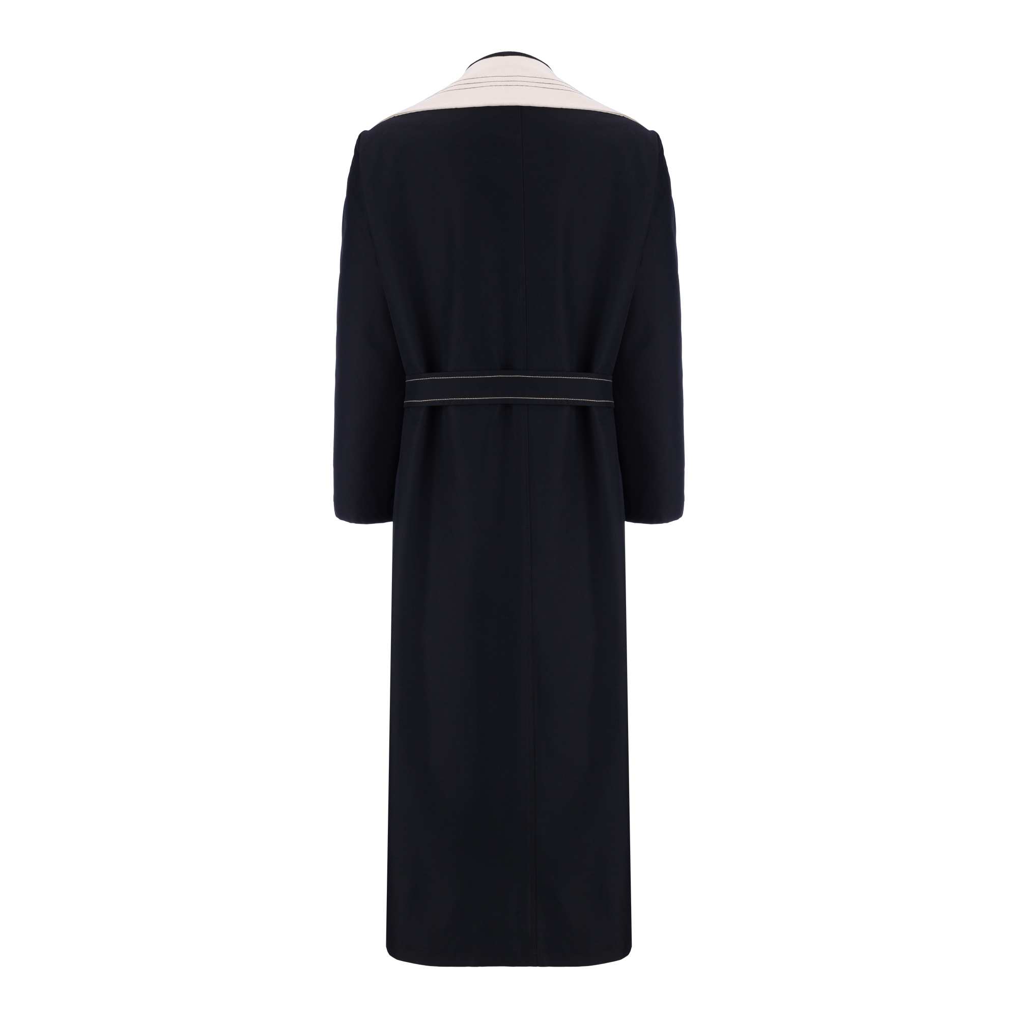 بارانی بلند زنانه سرمه ای تیره مدل ژوبینالسانا Elsana کد2324