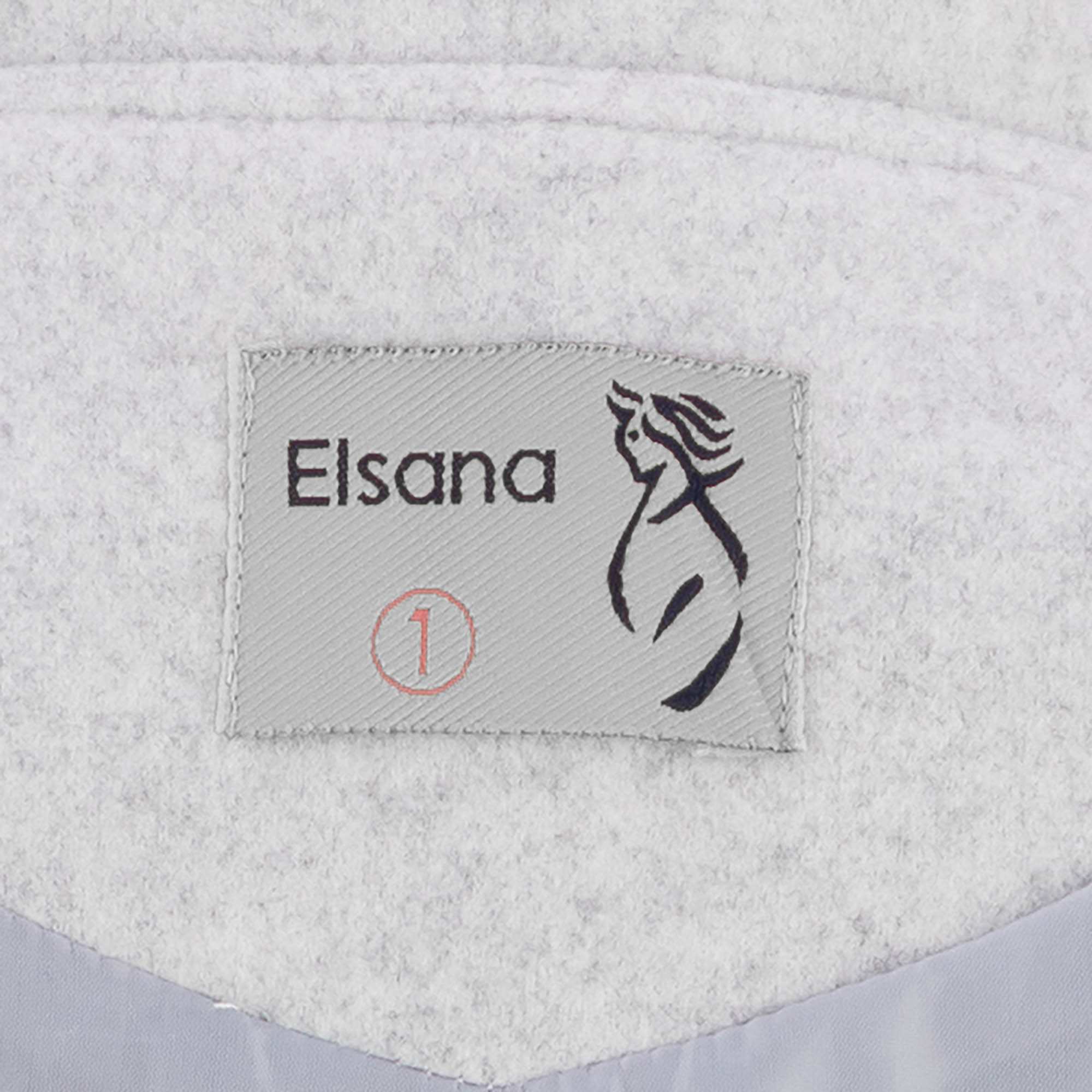 پالتو زنانه طوسی مدل حمیراالسانا Elsana کد2326