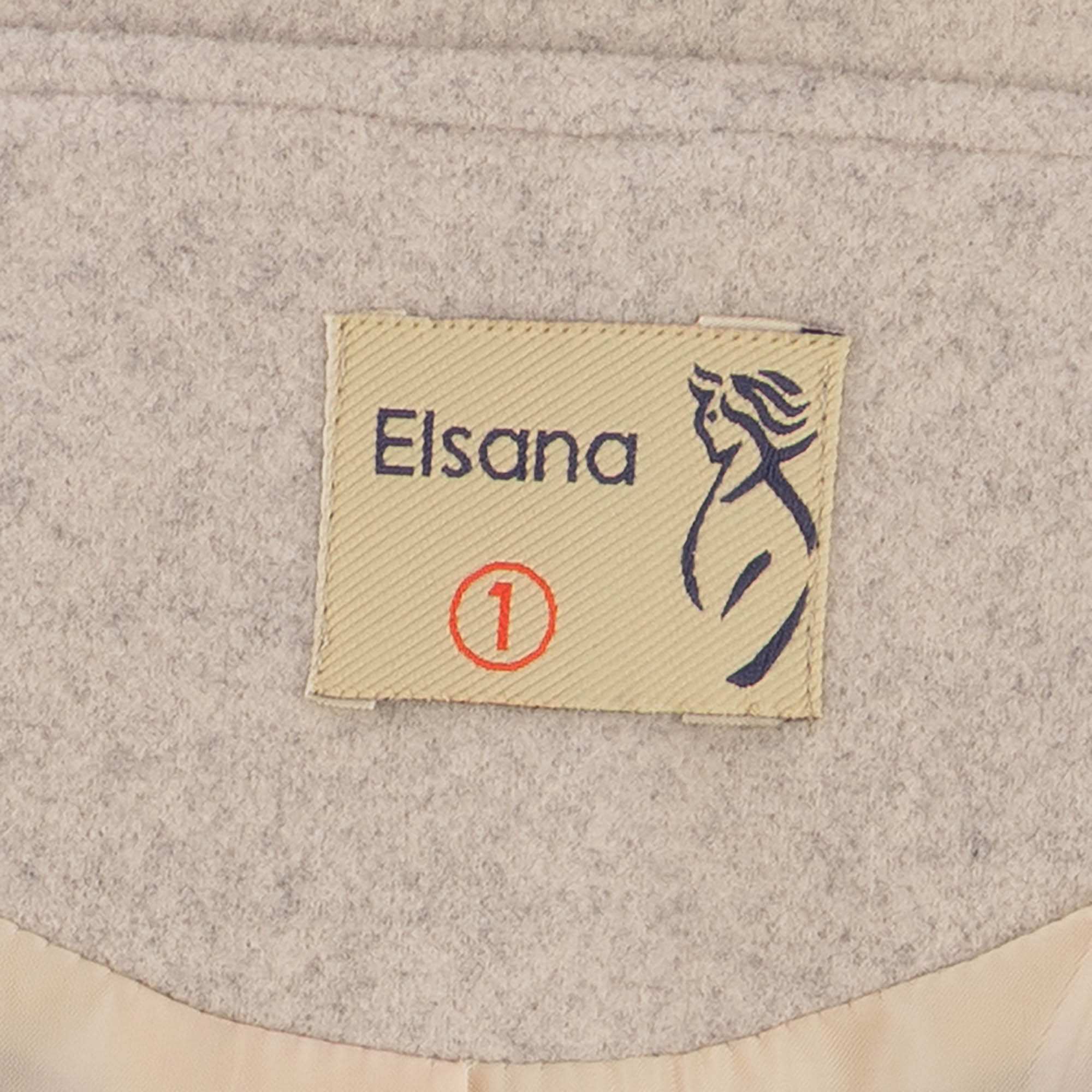 پالتو زنانه خاکی مدل حمیراالسانا Elsana کد2326