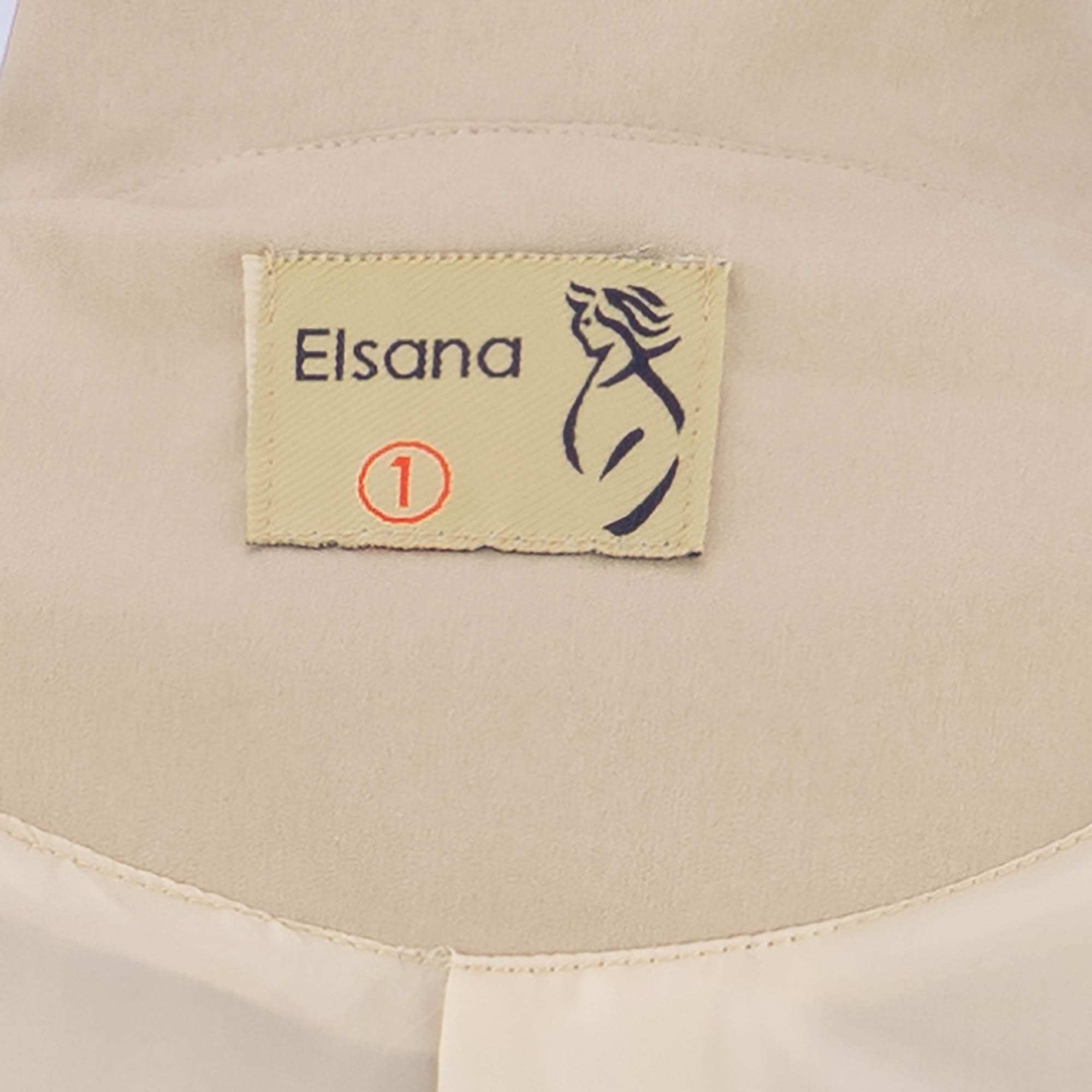 بارانی بلند زنانه کرم مدل نوشاد السانا Elsana کد2327