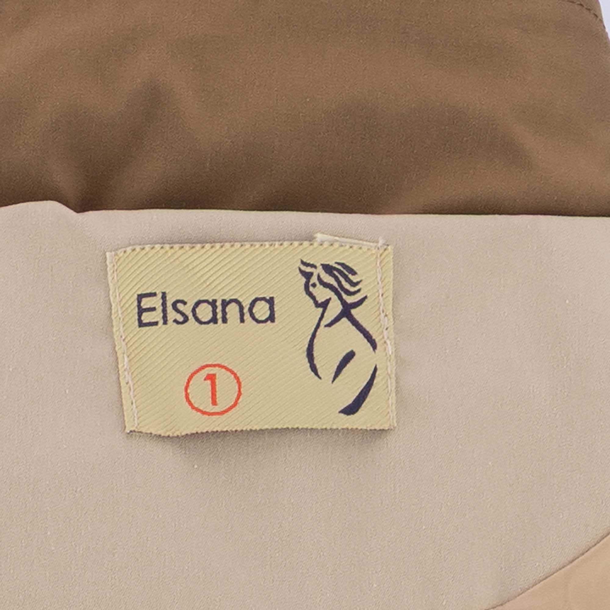 بارانی بلند زنانه کرم مدل مهزین السانا Elsana کد 2321