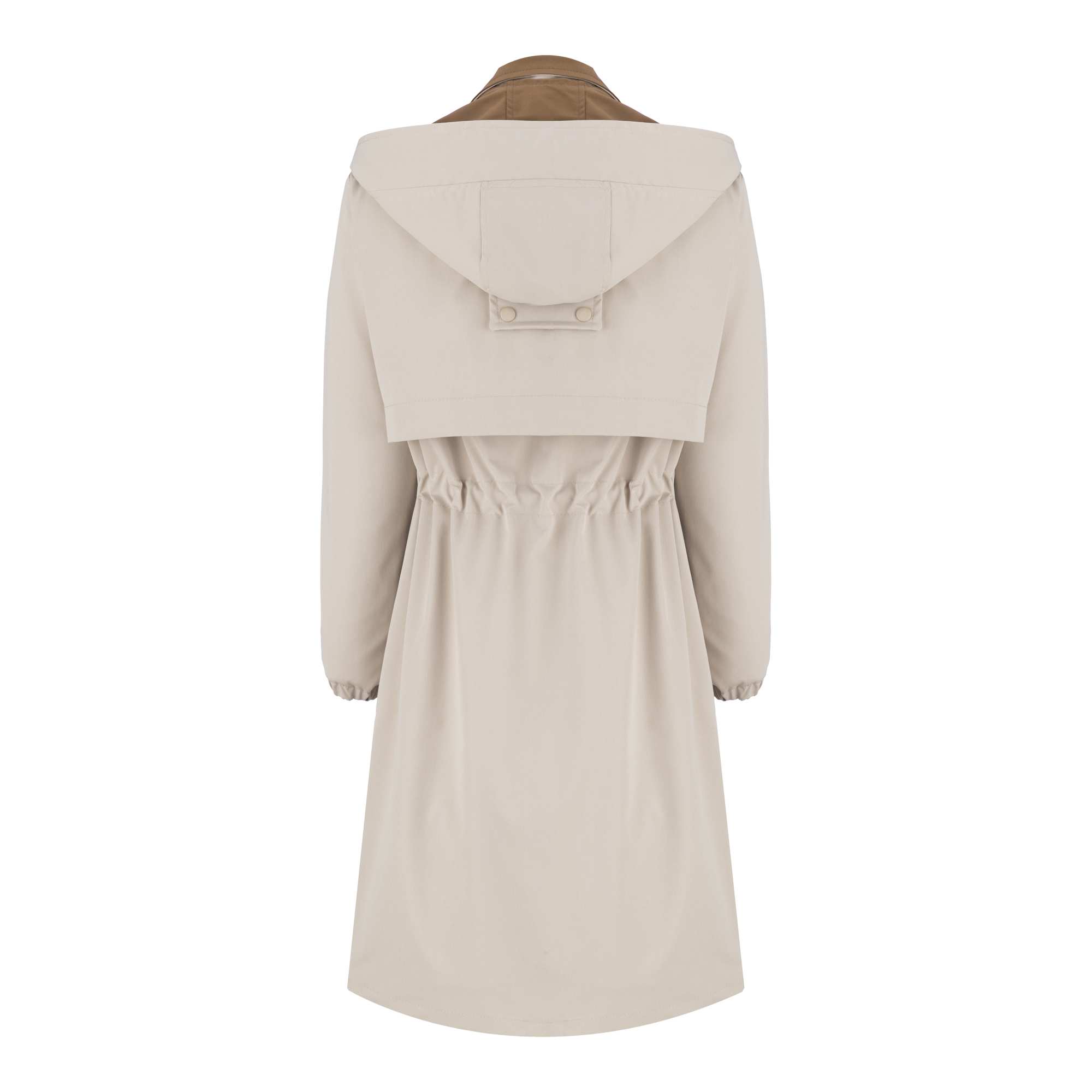 بارانی بلند زنانه استخوانی مدل مهزین السانا Elsana کد 2321