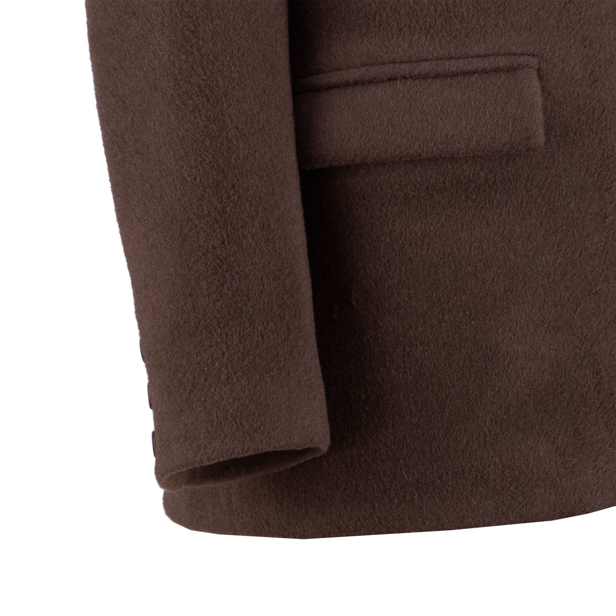 پالتو زنانه فوتر قهوه ای مدل ماه منیر السانا Elsana کد 2328