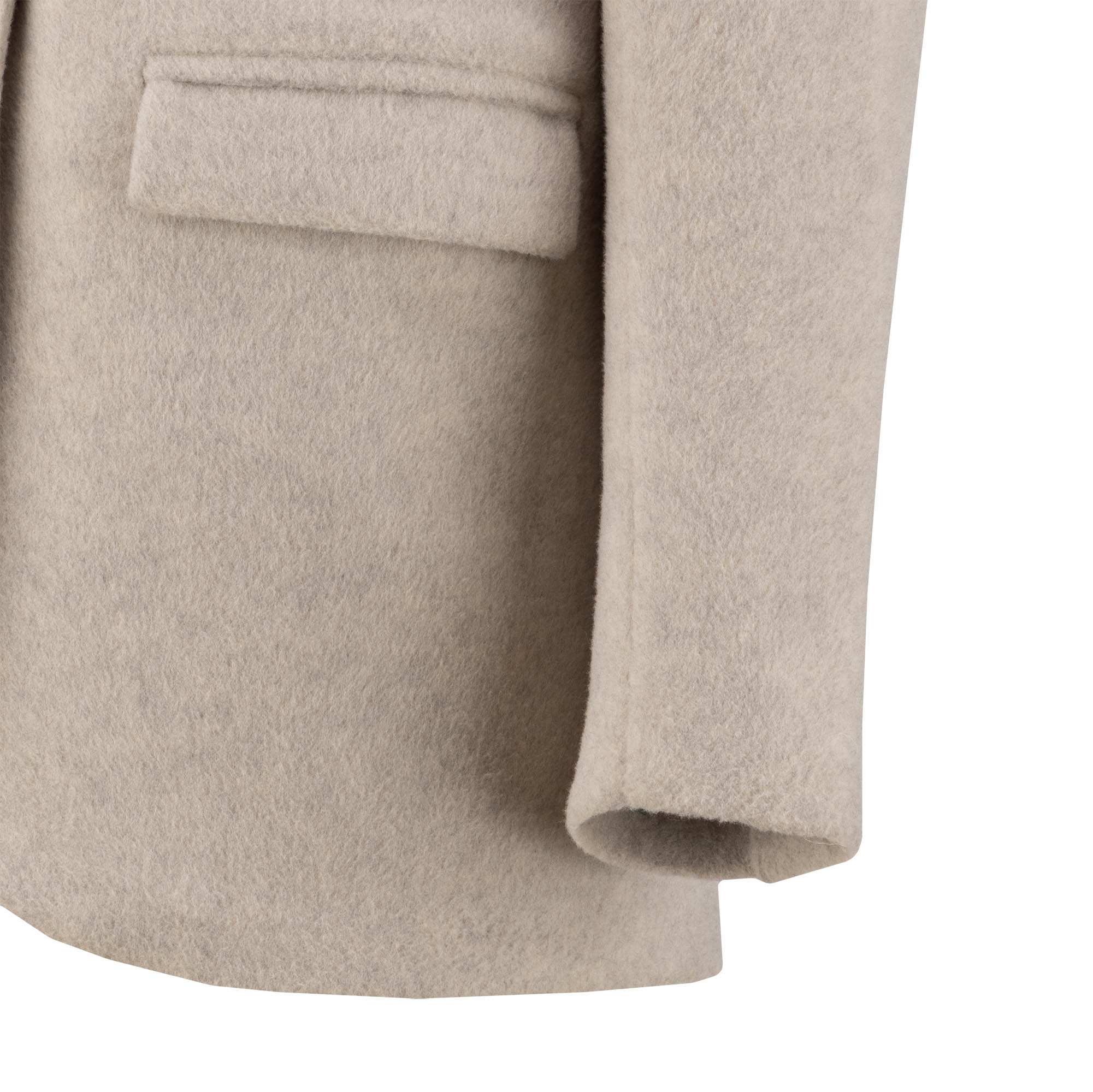 پالتو زنانه فوتر شیری مدل ماه منیر السانا Elsana کد 2328