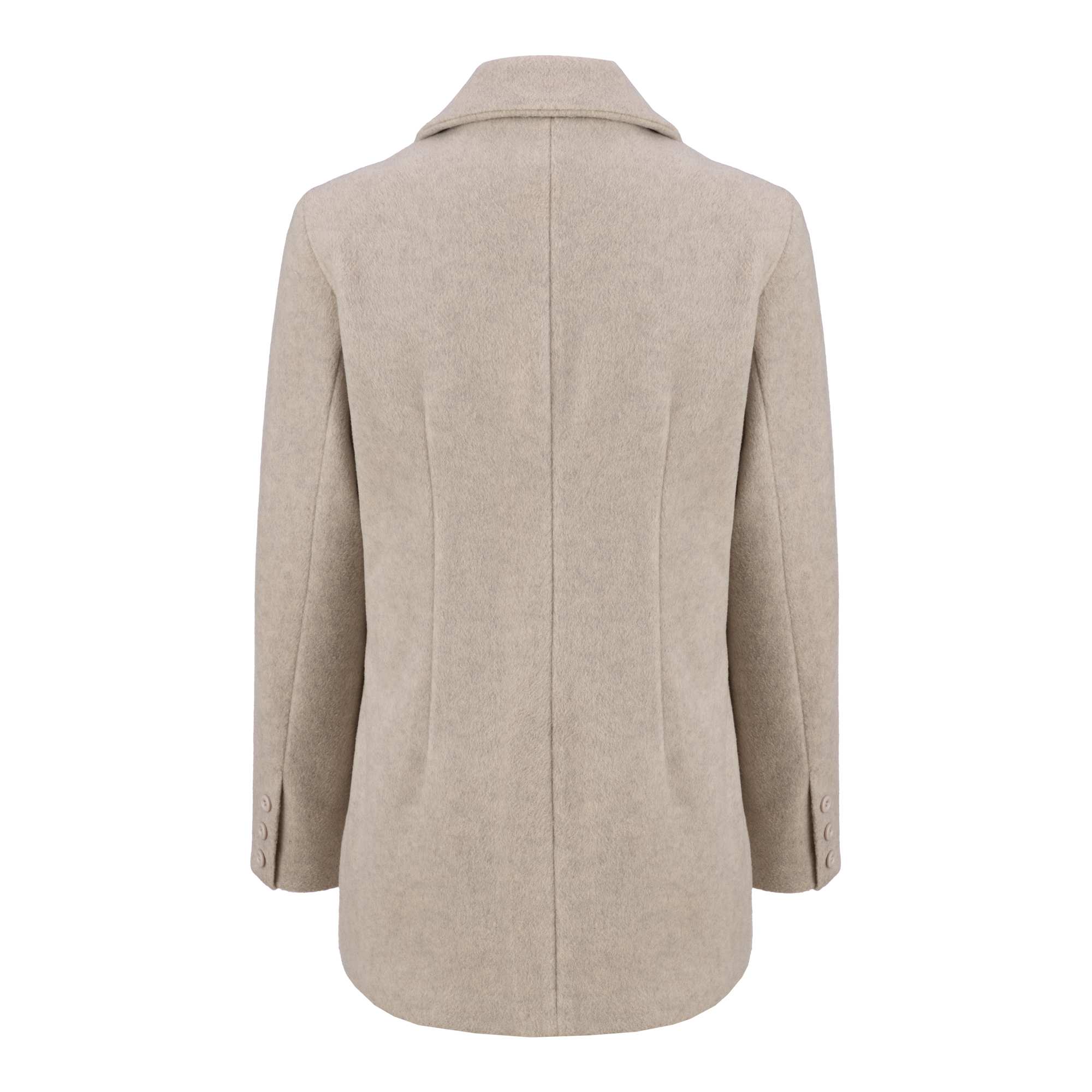 پالتو زنانه فوتر شیری مدل ماه منیر السانا Elsana کد 2328