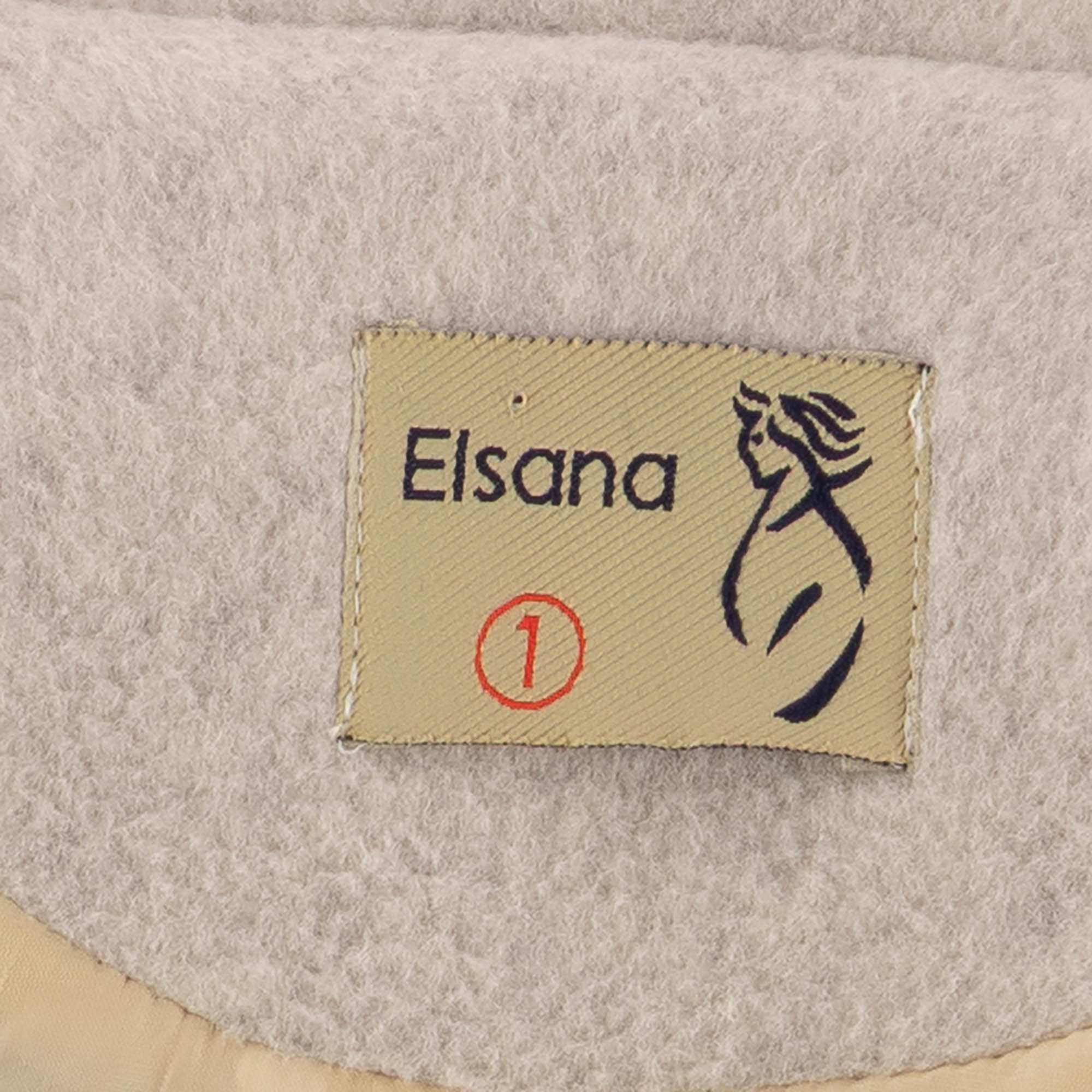 پالتو زنانه فوتر شیری مدل ماه منیر السانا Elsana کد 2328