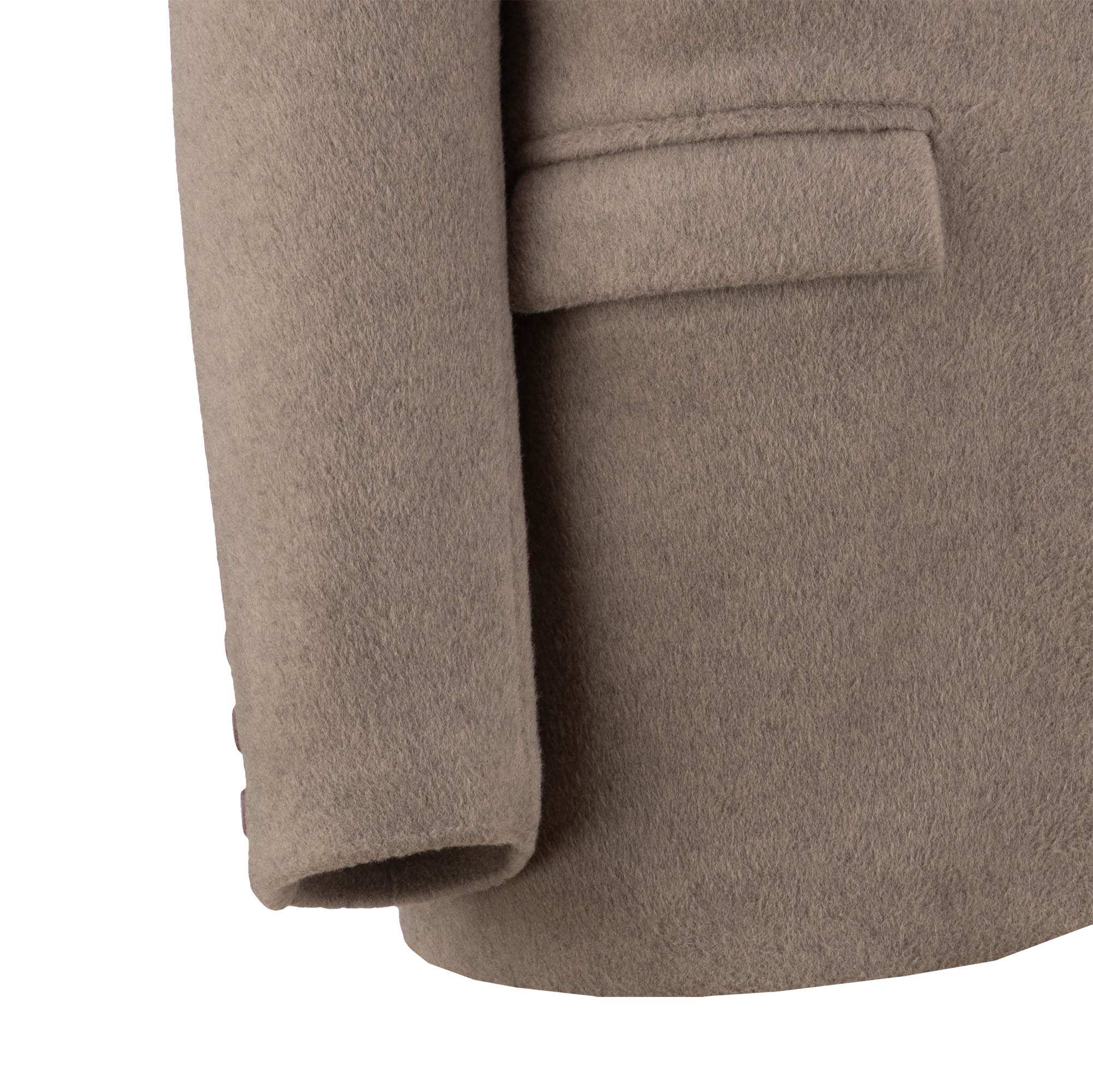 پالتو زنانه فوتر خاکی مدل ماه منیر السانا Elsana کد 2328