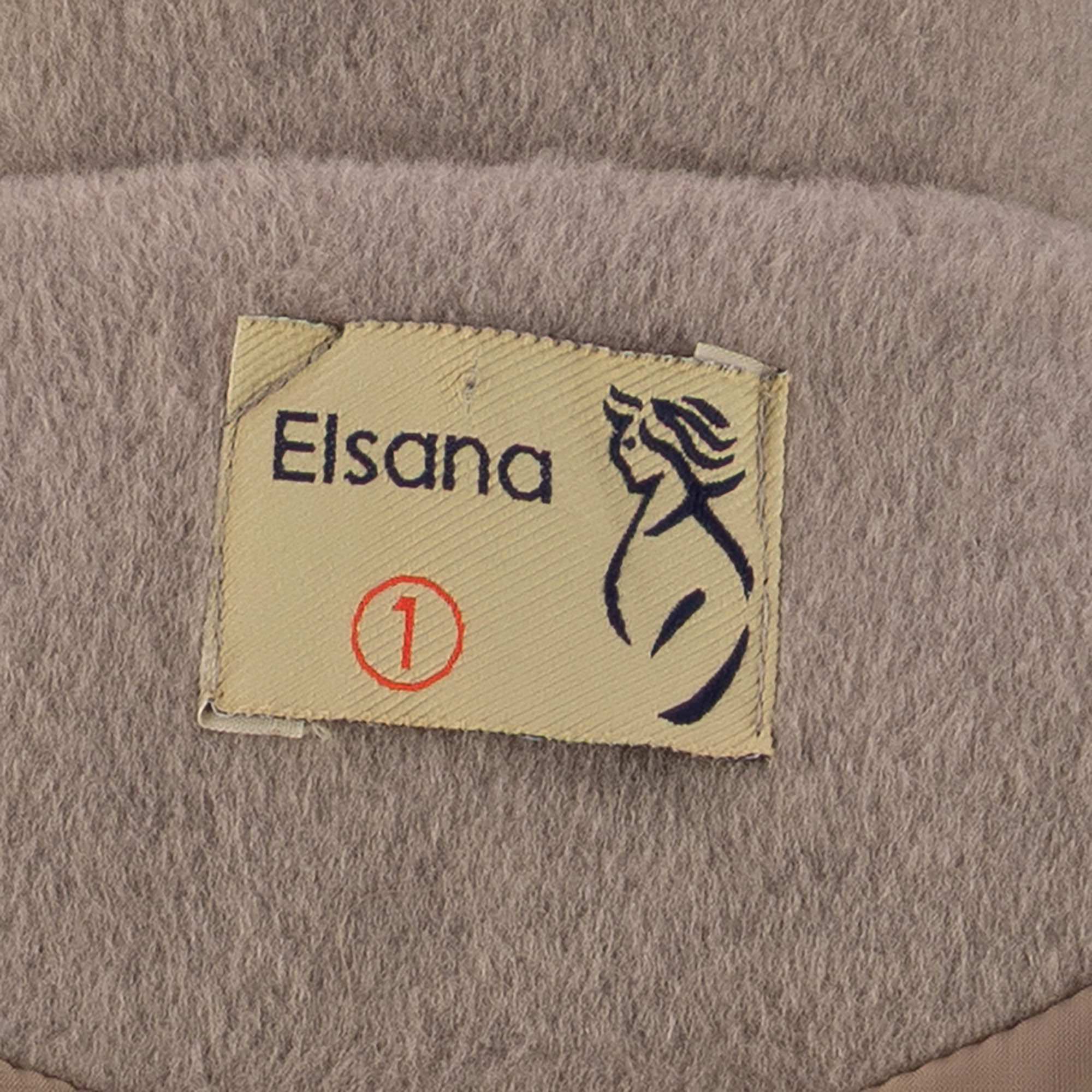 پالتو زنانه فوتر خاکی مدل ماه منیر السانا Elsana کد 2328