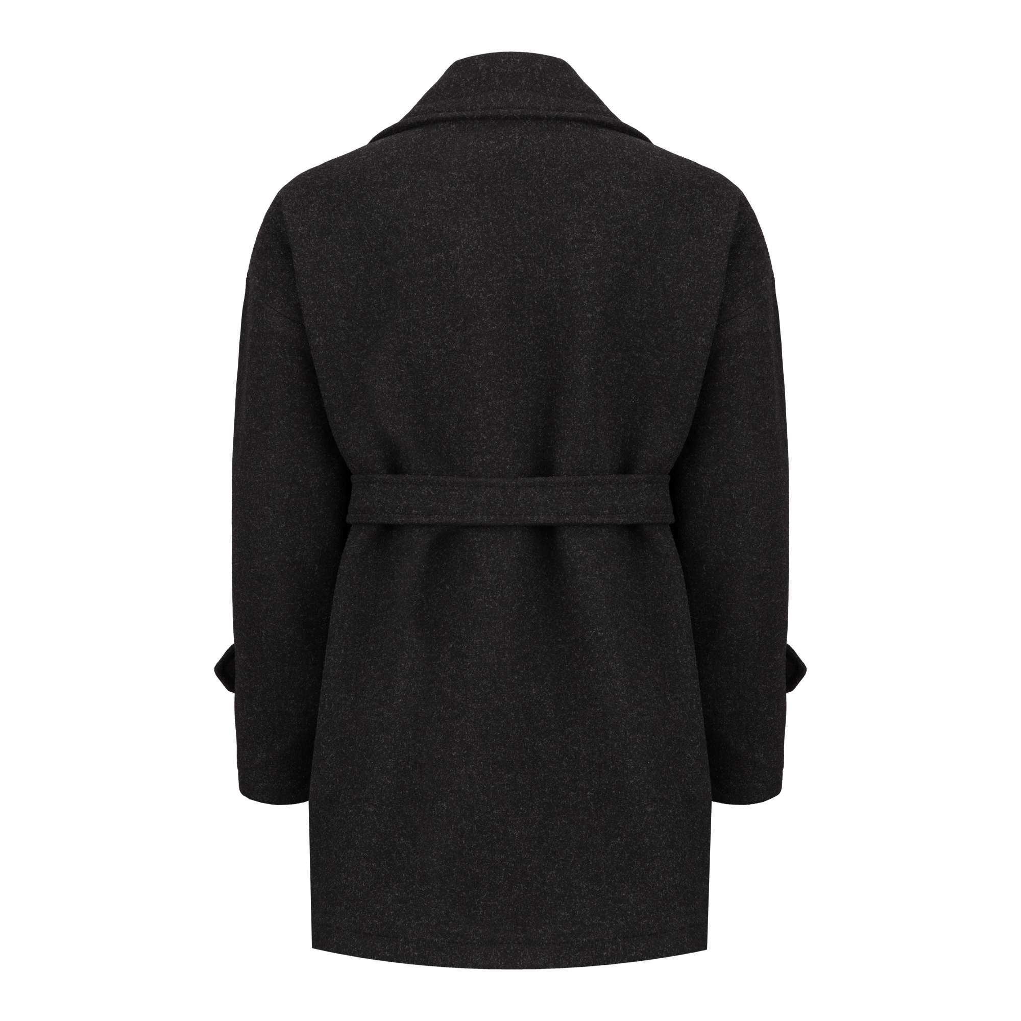 پالتو زنانه فوتر مشکی مدل نلین السانا Elsana کد 2329