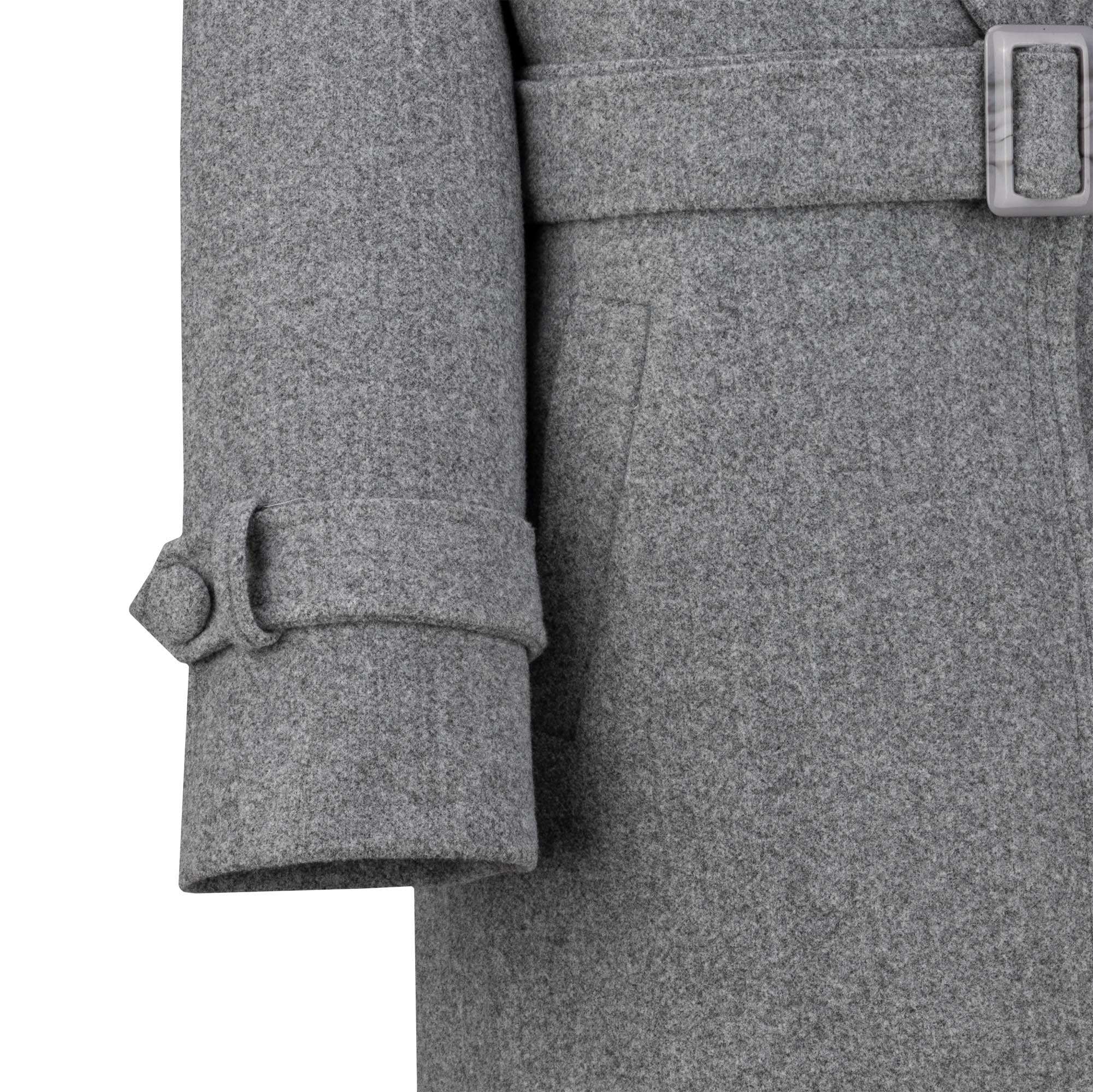 پالتو زنانه فوتر طوسی مدل نلین السانا Elsana کد 2329