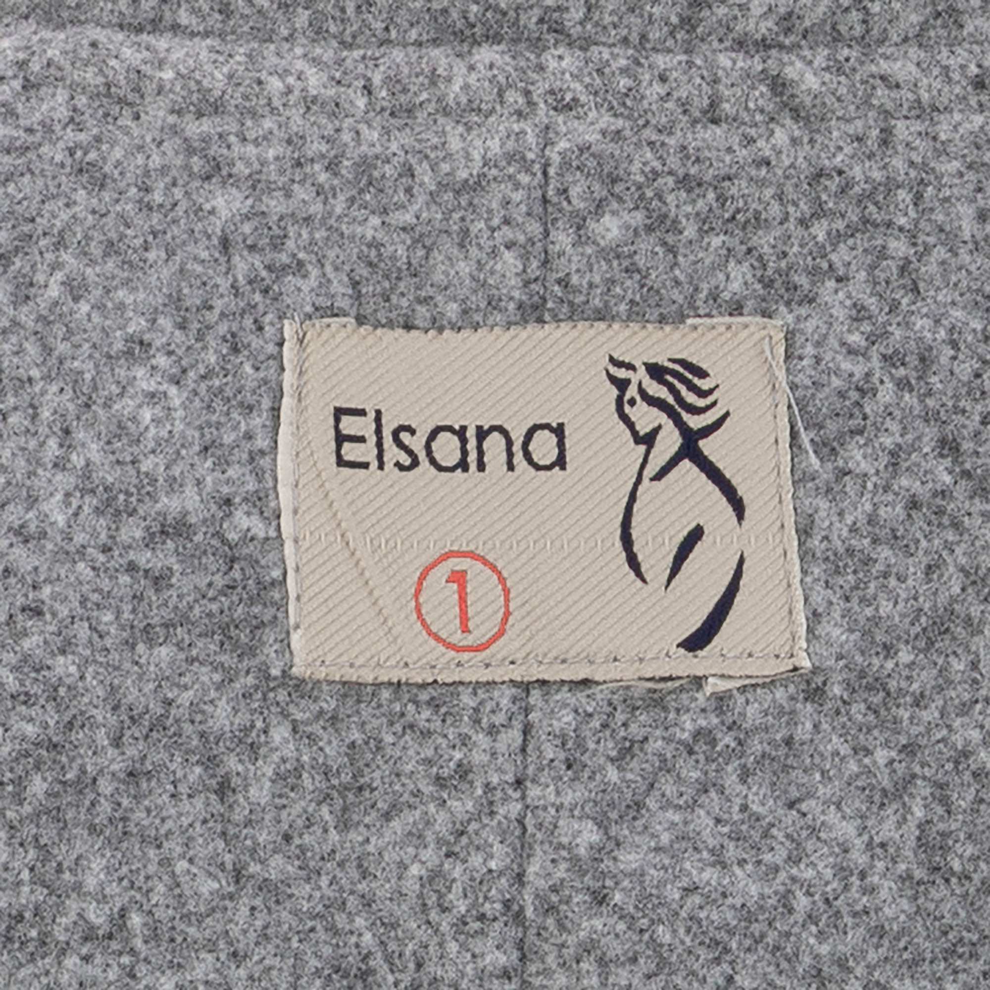 پالتو زنانه فوتر طوسی مدل نلین السانا Elsana کد 2329