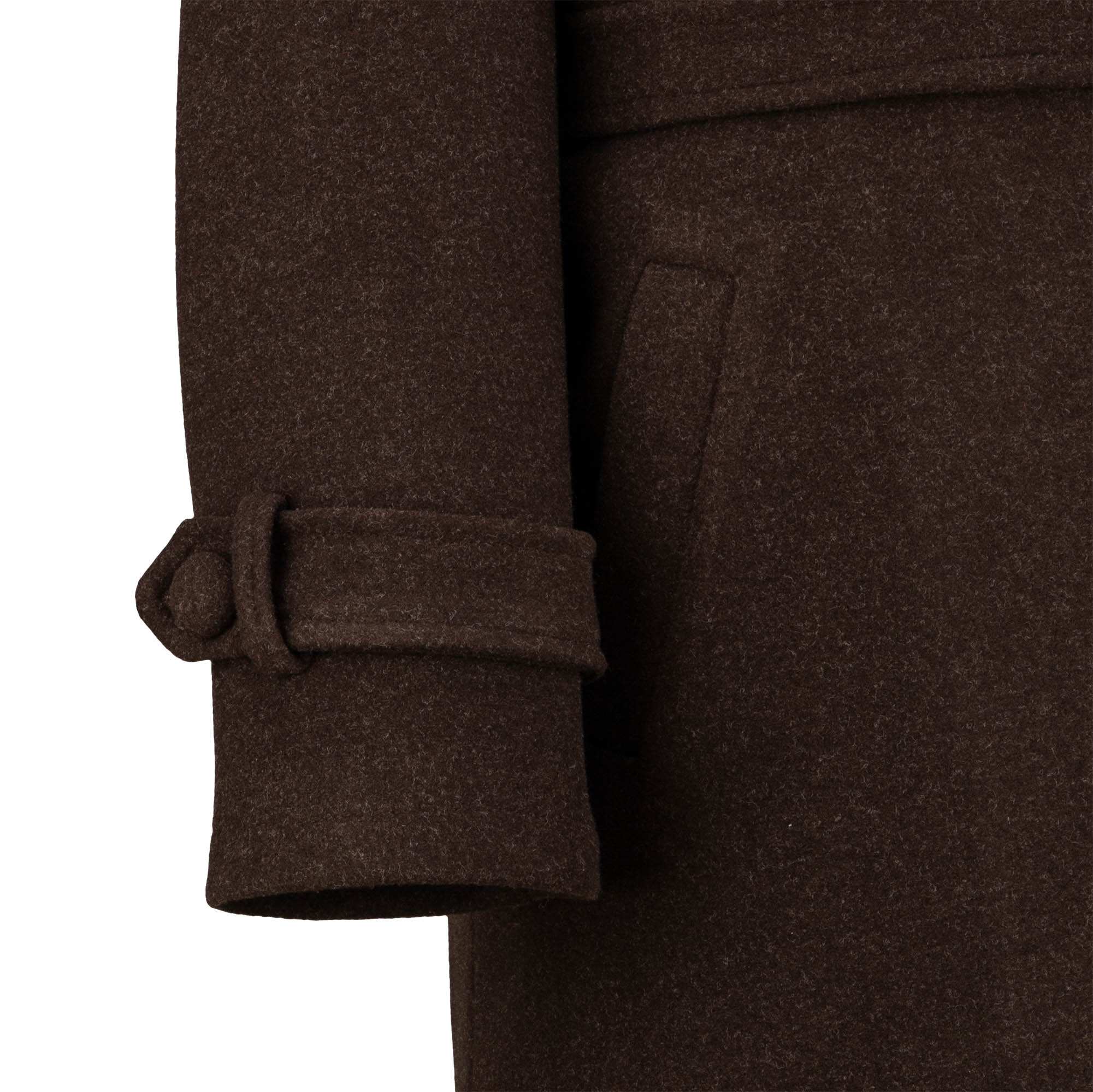 پالتو زنانه فوتر قهوه ای مدل نلین السانا Elsana کد 2329