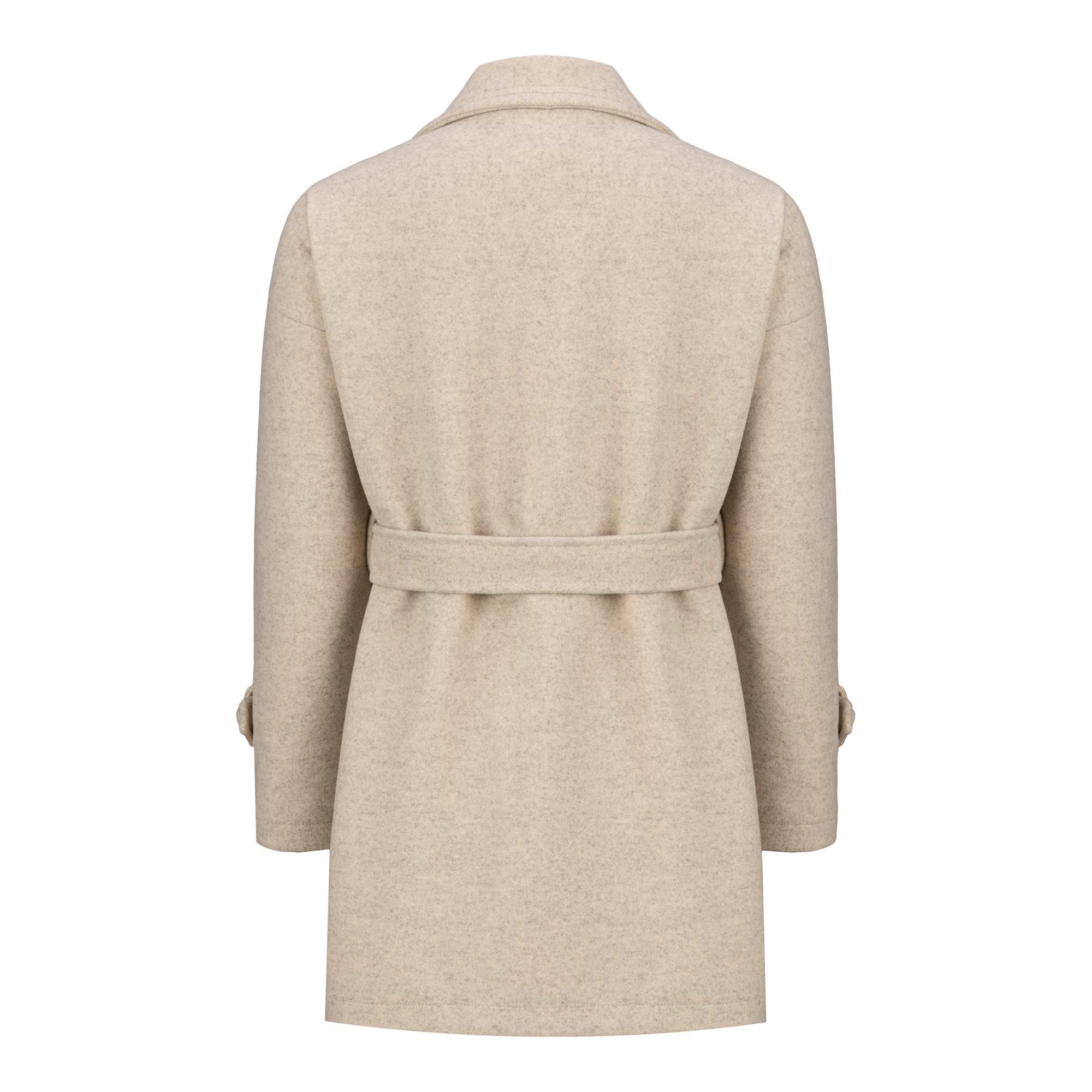 پالتو زنانه فوتر کرم مدل نلین السانا Elsana کد 2329