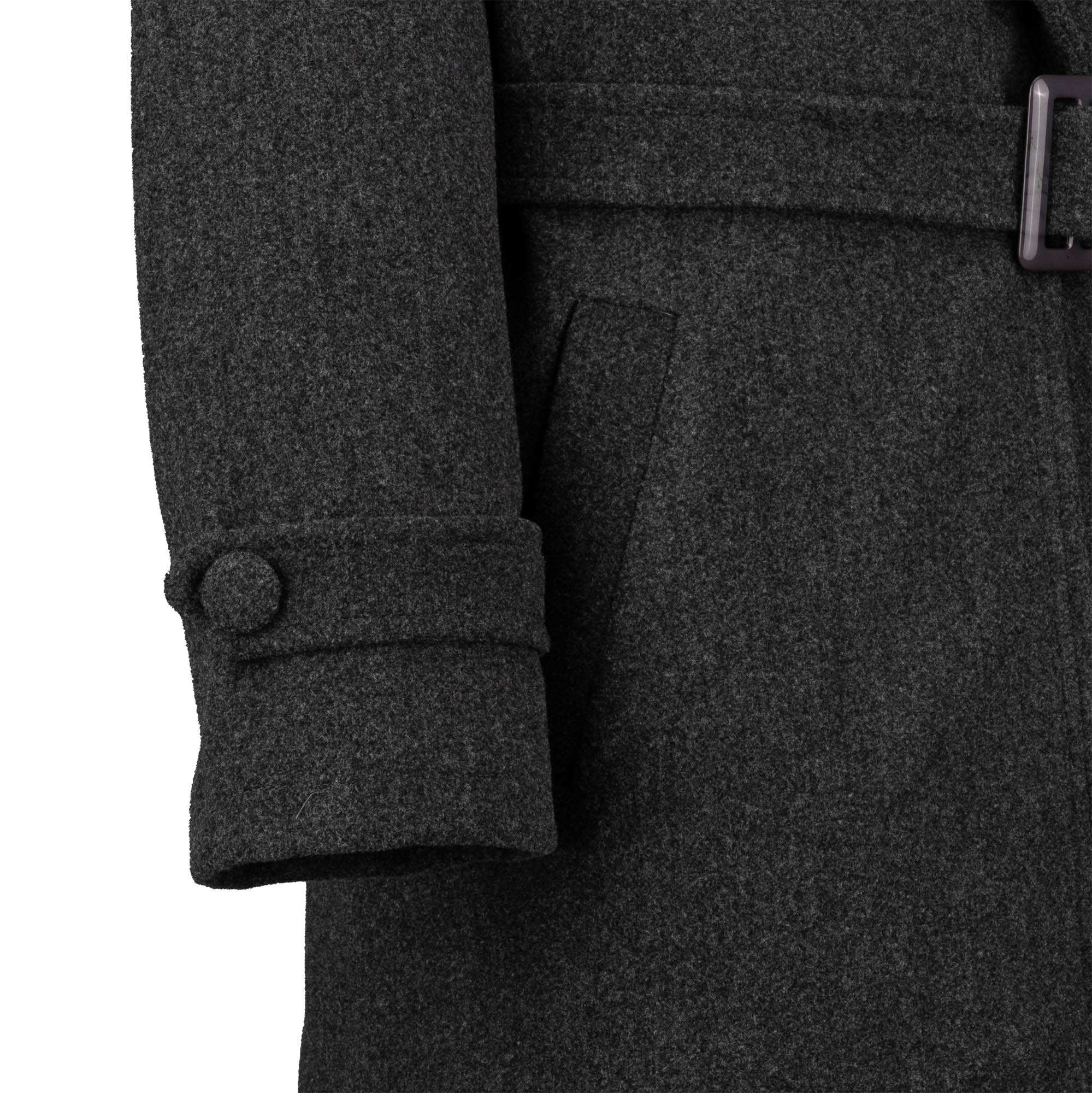 پالتو زنانه فوتر زغالی مدل نلین السانا Elsana کد 2329