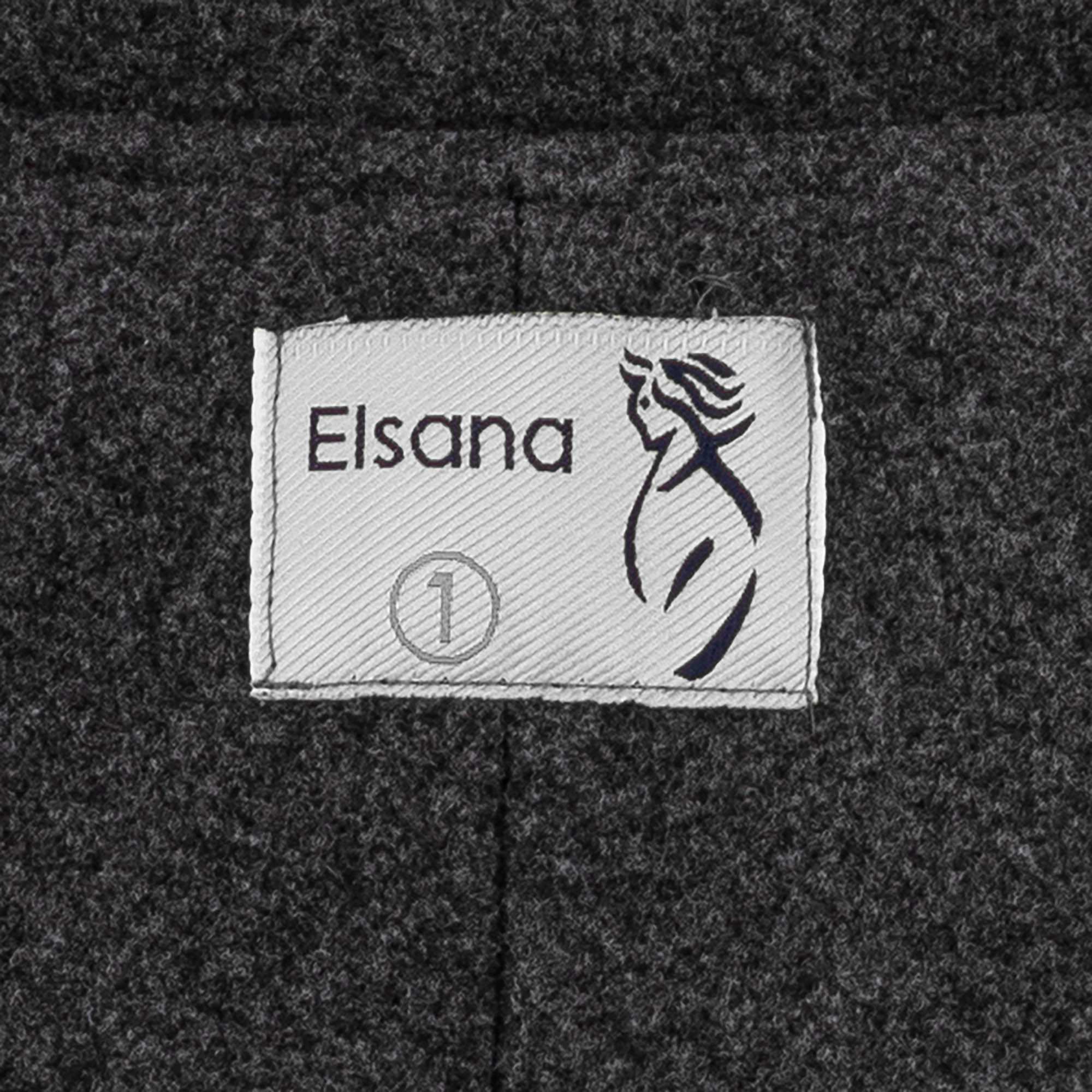 پالتو زنانه فوتر زغالی مدل نلین السانا Elsana کد 2329