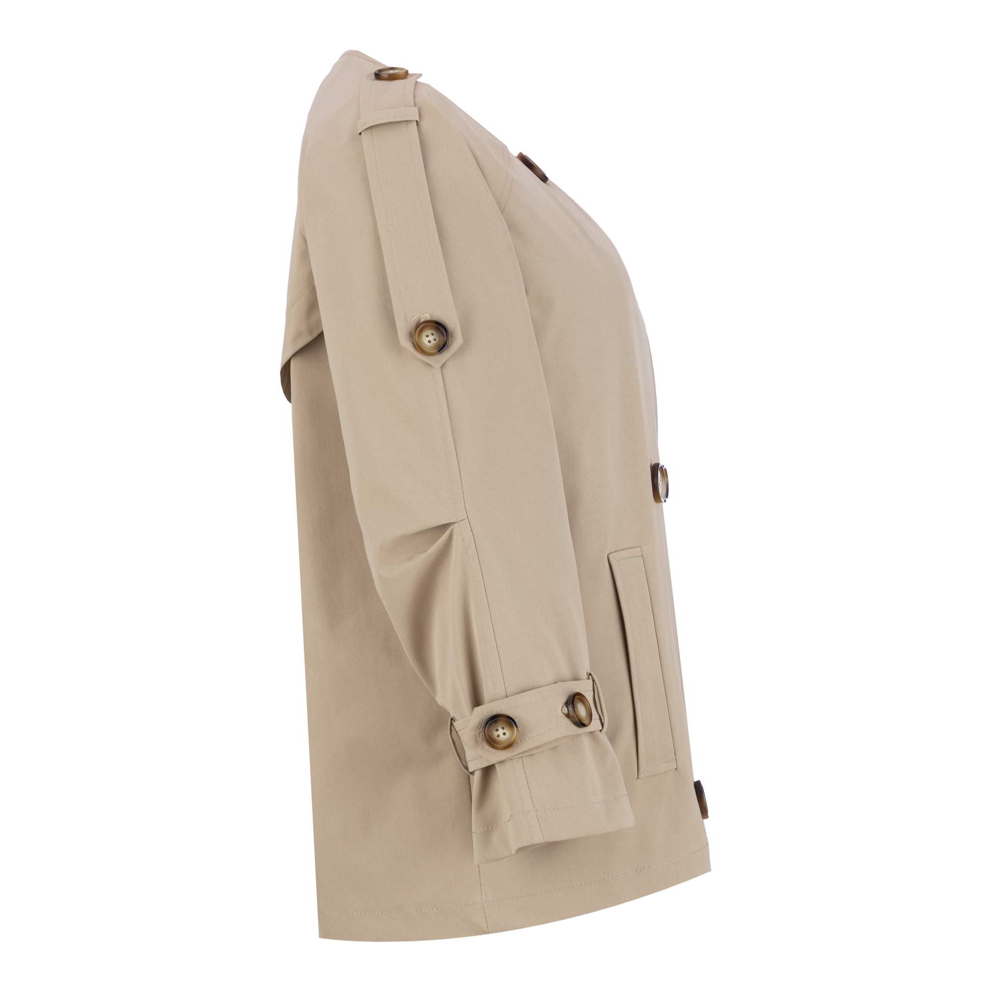 بارانی زنانه کرم مدل تیام السانا Elsana کد 2330