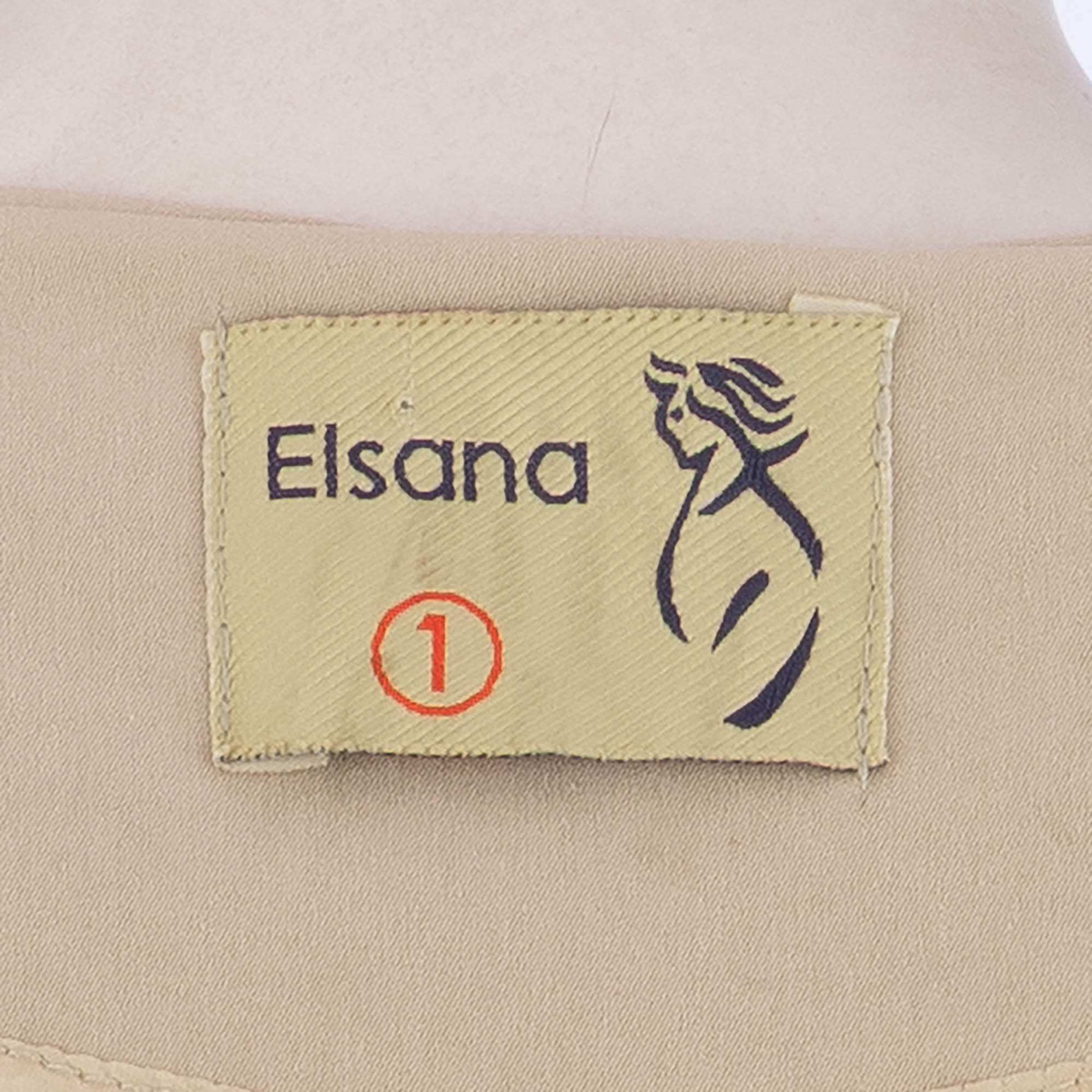 بارانی زنانه کرم مدل تیام السانا Elsana کد 2330