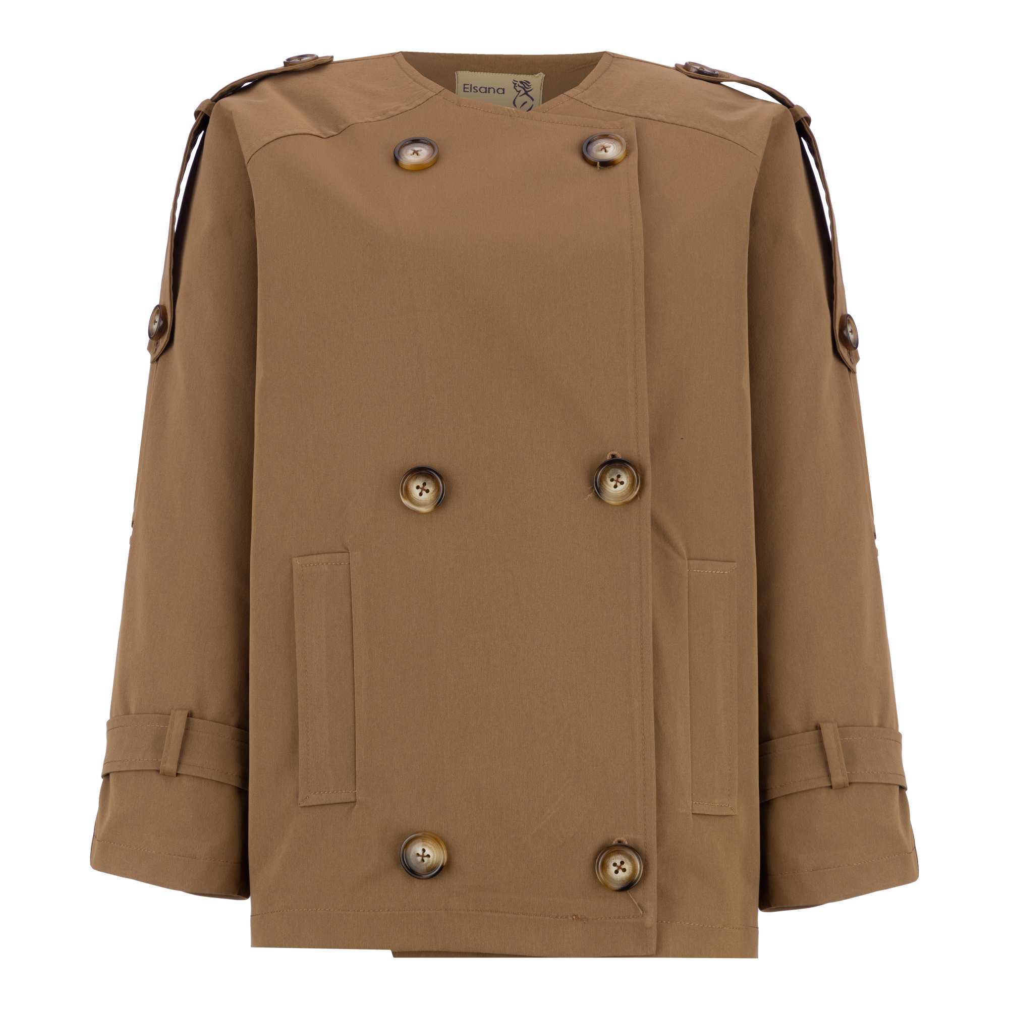 بارانی زنانه موکایی مدل تیام السانا Elsana کد 2330