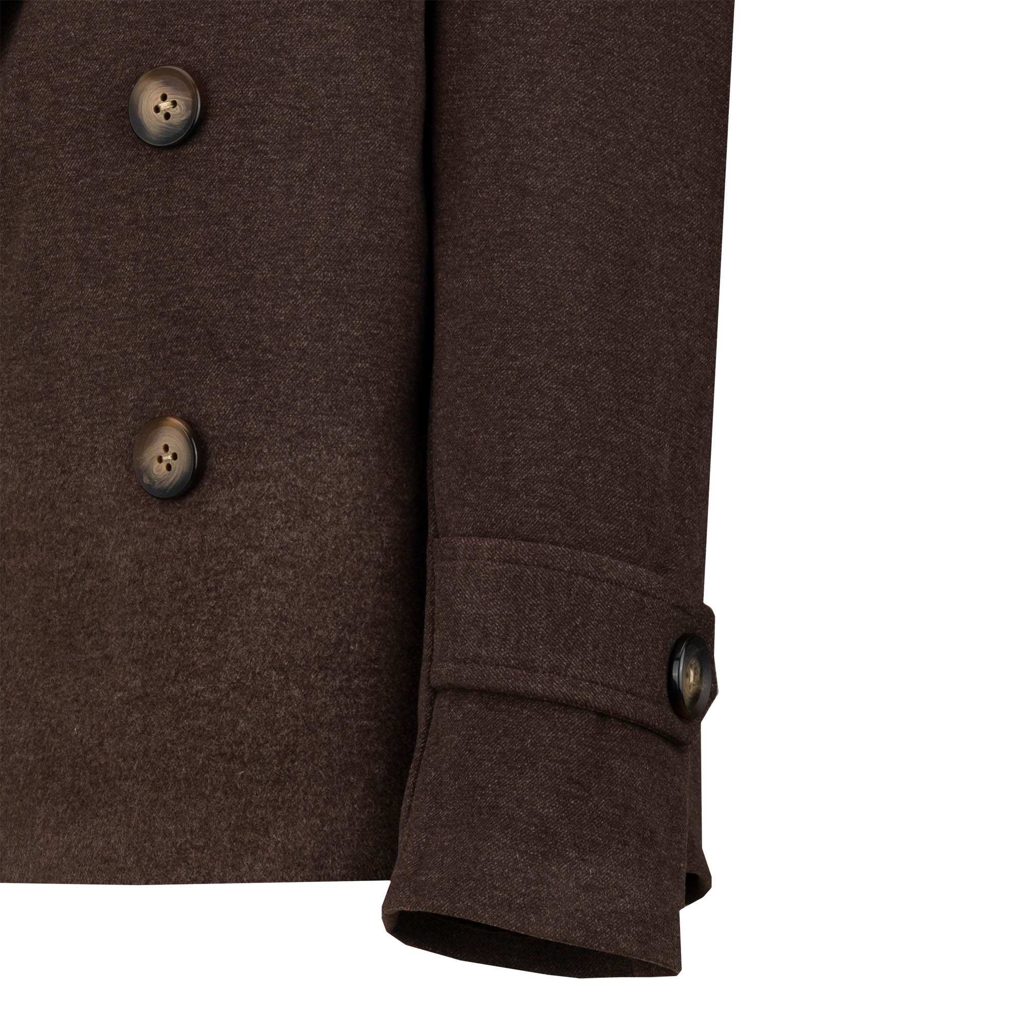 پالتو زنانه فوتر قهوه ای مدل مرجانه السانا Elsana کد 2332