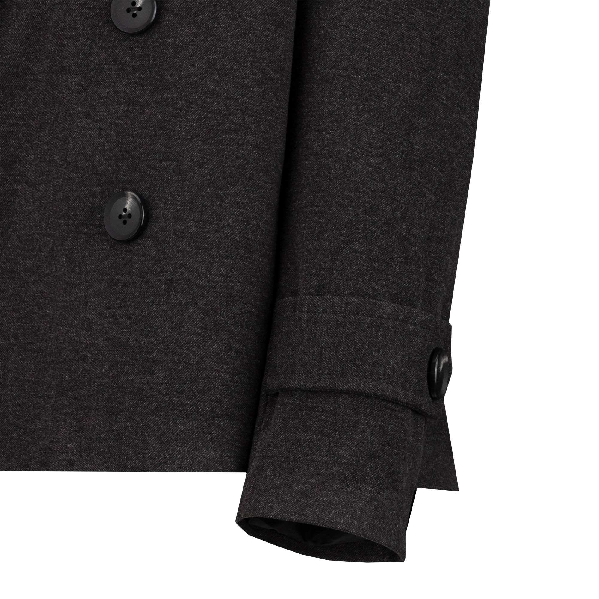 پالتو زنانه زغالی مدل مرجانه السانا Elsana کد 2332