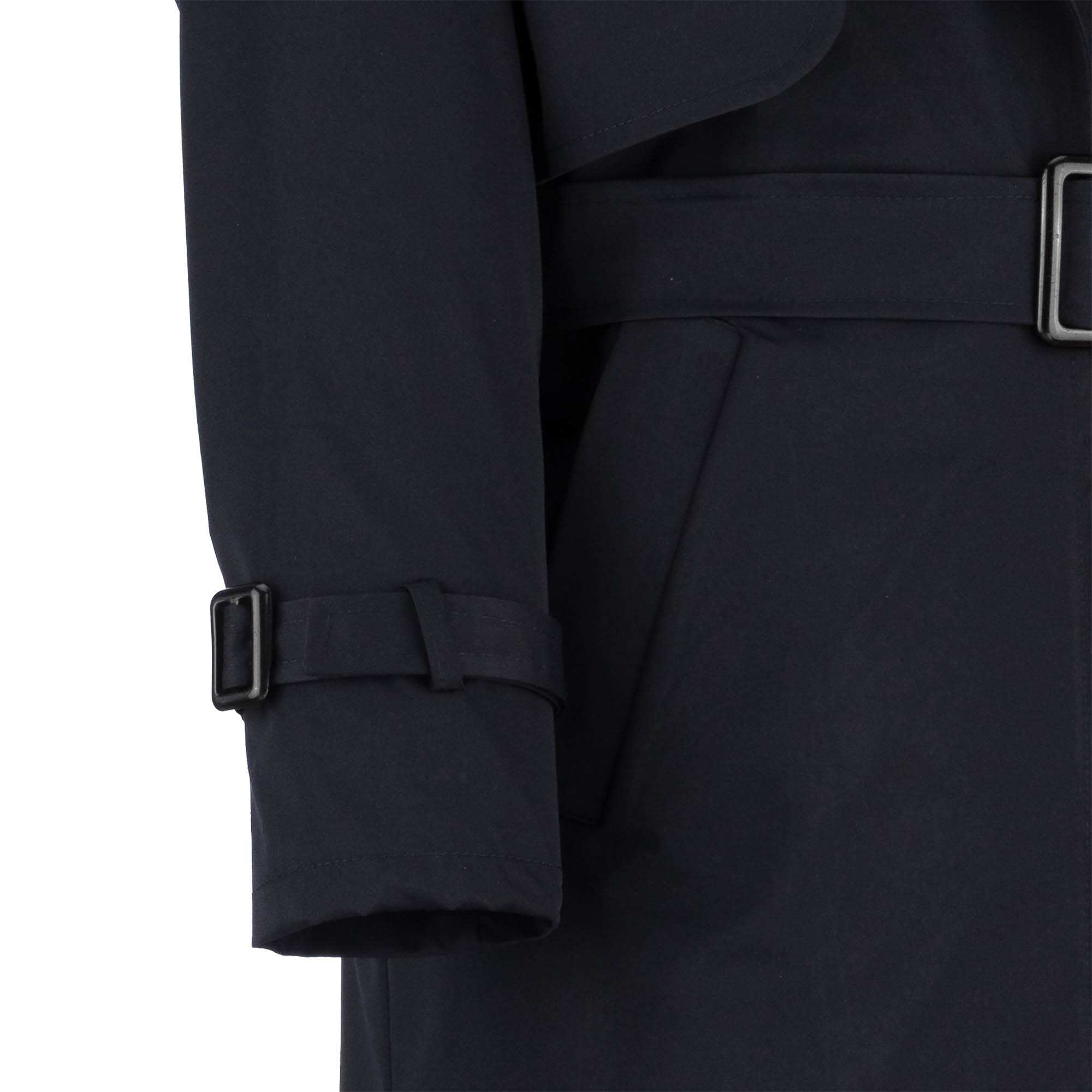 بارانی بلند زنانه سرمه ای تیره مدل شهلا السانا Elsana کد 2333