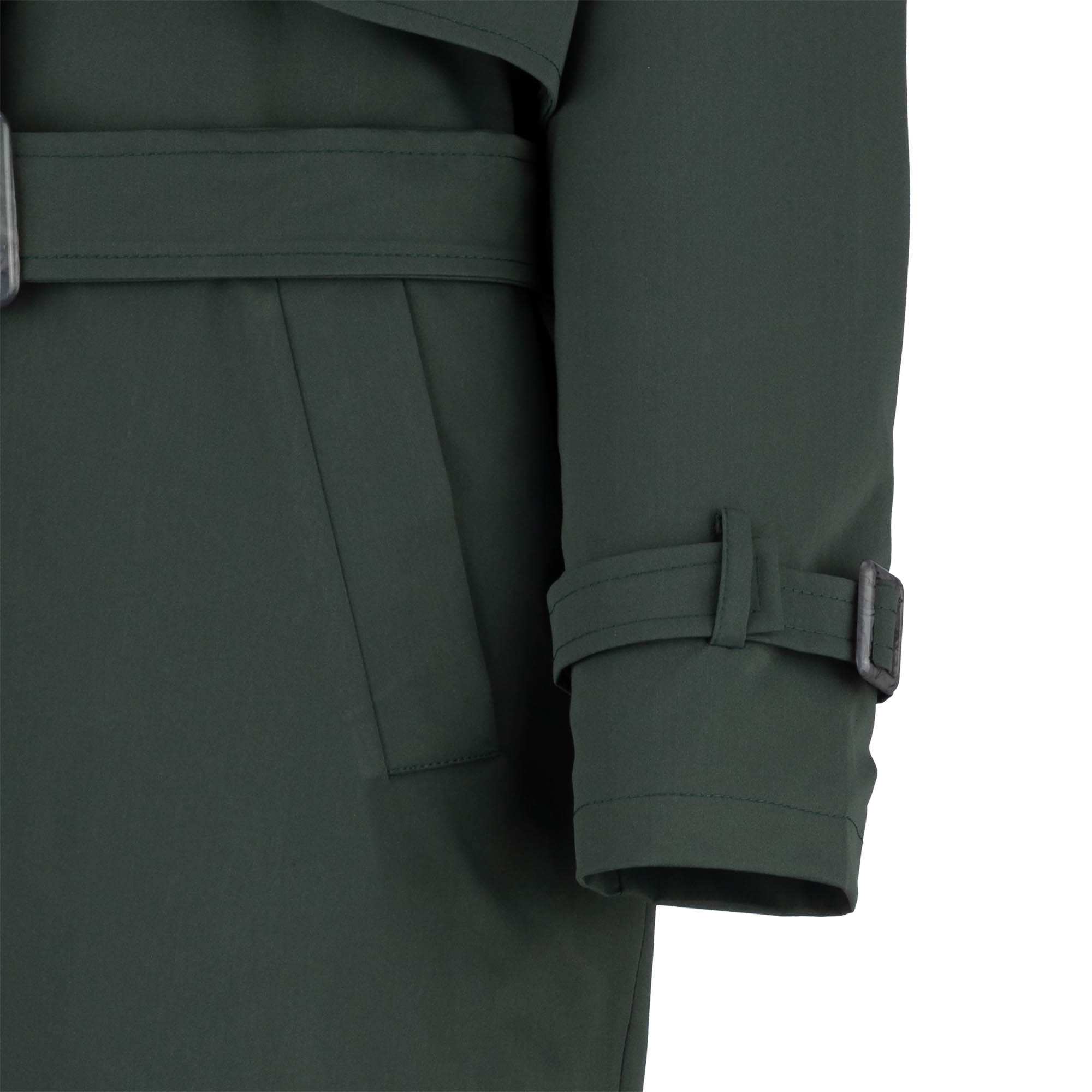 بارانی بلند زنانه سبز کله غازی مدل شهلا السانا Elsana کد 2333