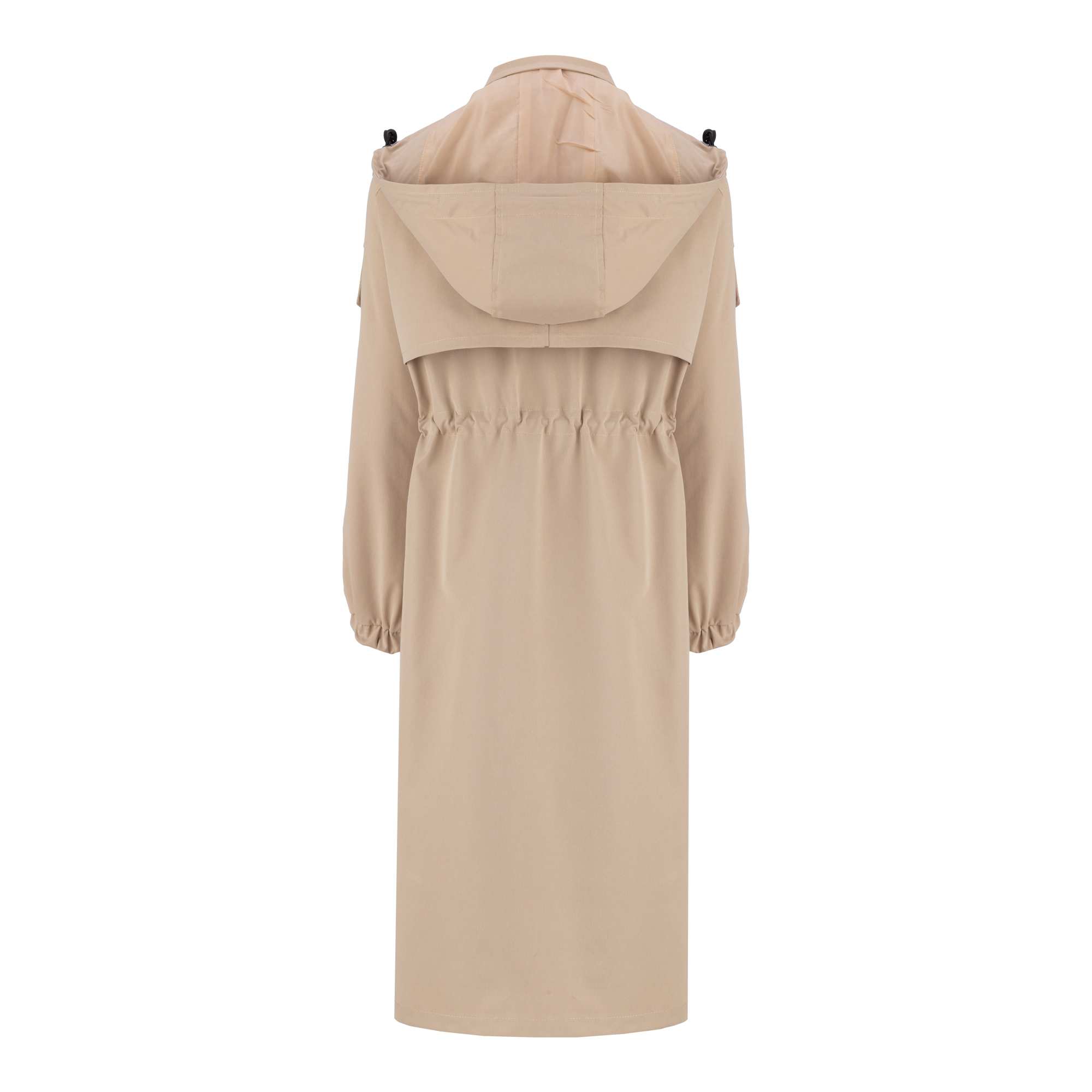 بارانی بلند زنانه کرم مدل شعله السانا Elsana کد 2334