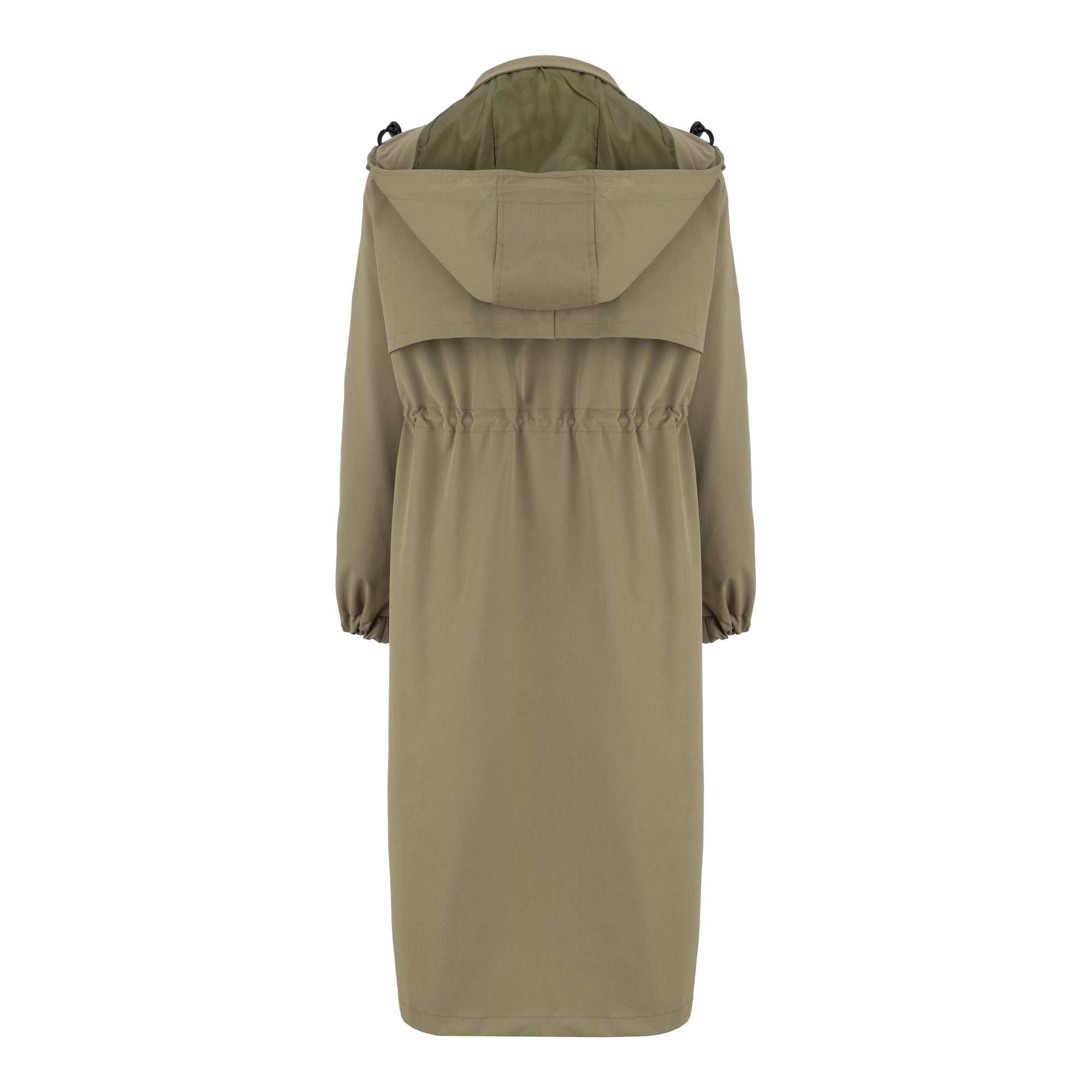 بارانی بلند زنانه سبز سدری مدل شعله السانا Elsana کد 2334