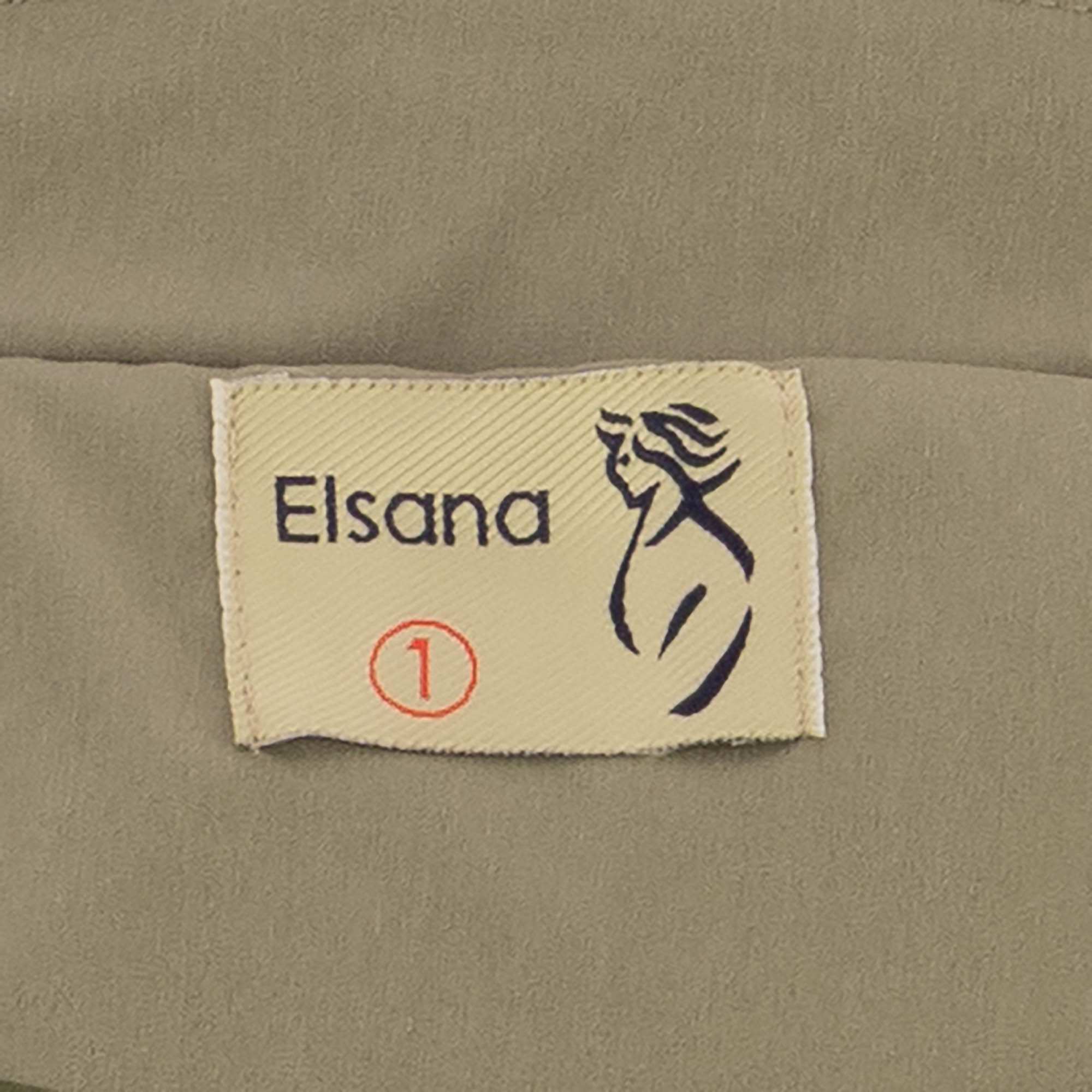 بارانی بلند زنانه سبز سدری مدل شعله السانا Elsana کد 2334