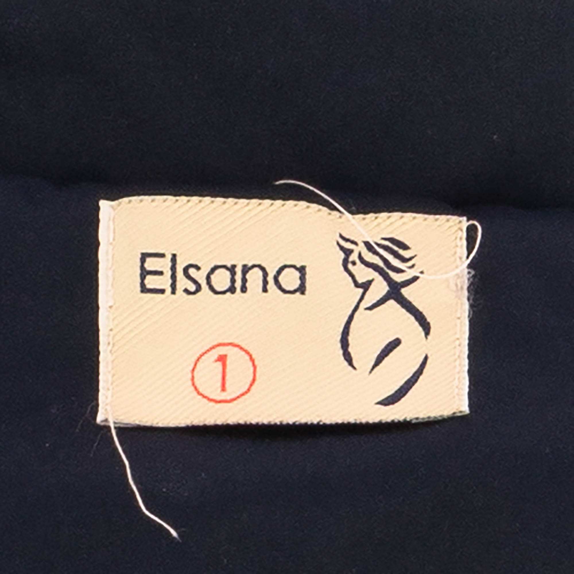 بارانی بلند زنانه سرمه ای تیره مدل شعله السانا Elsana کد 2334