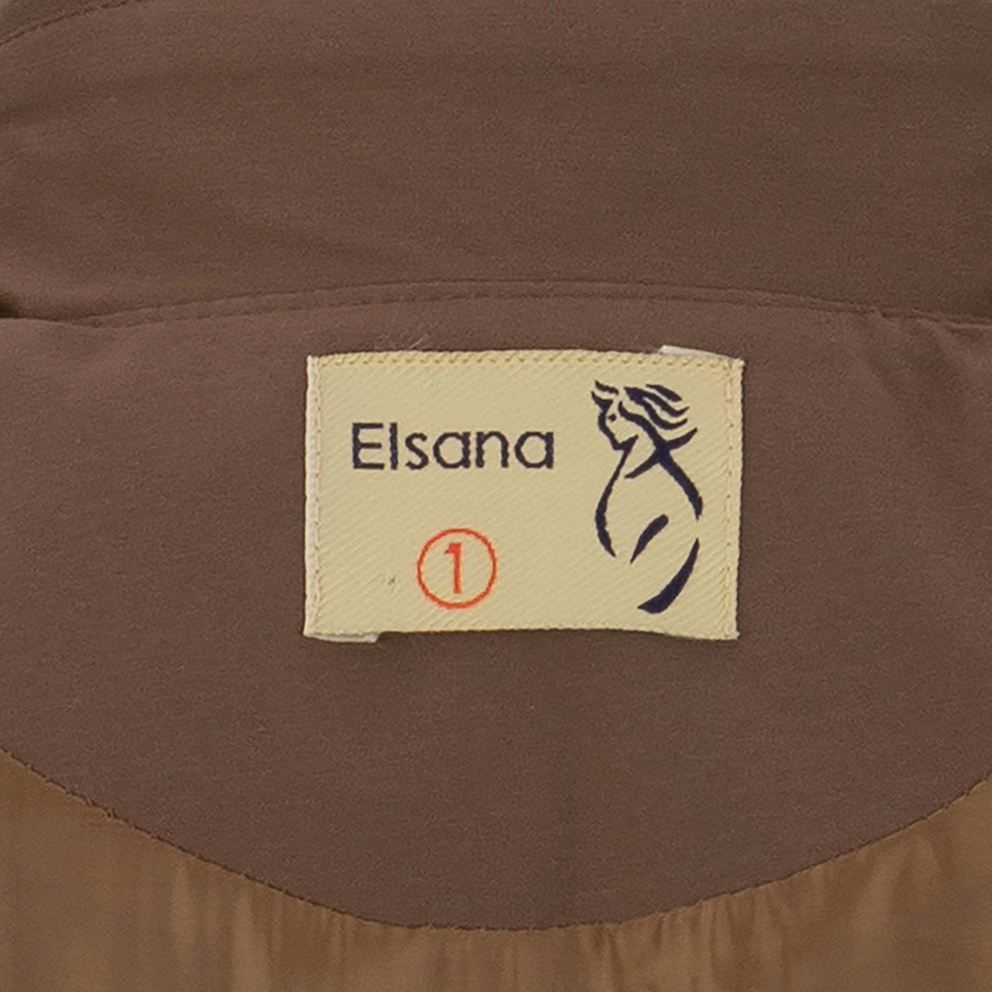 بارانی بلند زنانه قهوه ای مدل نازانه السانا Elsana کد 2335