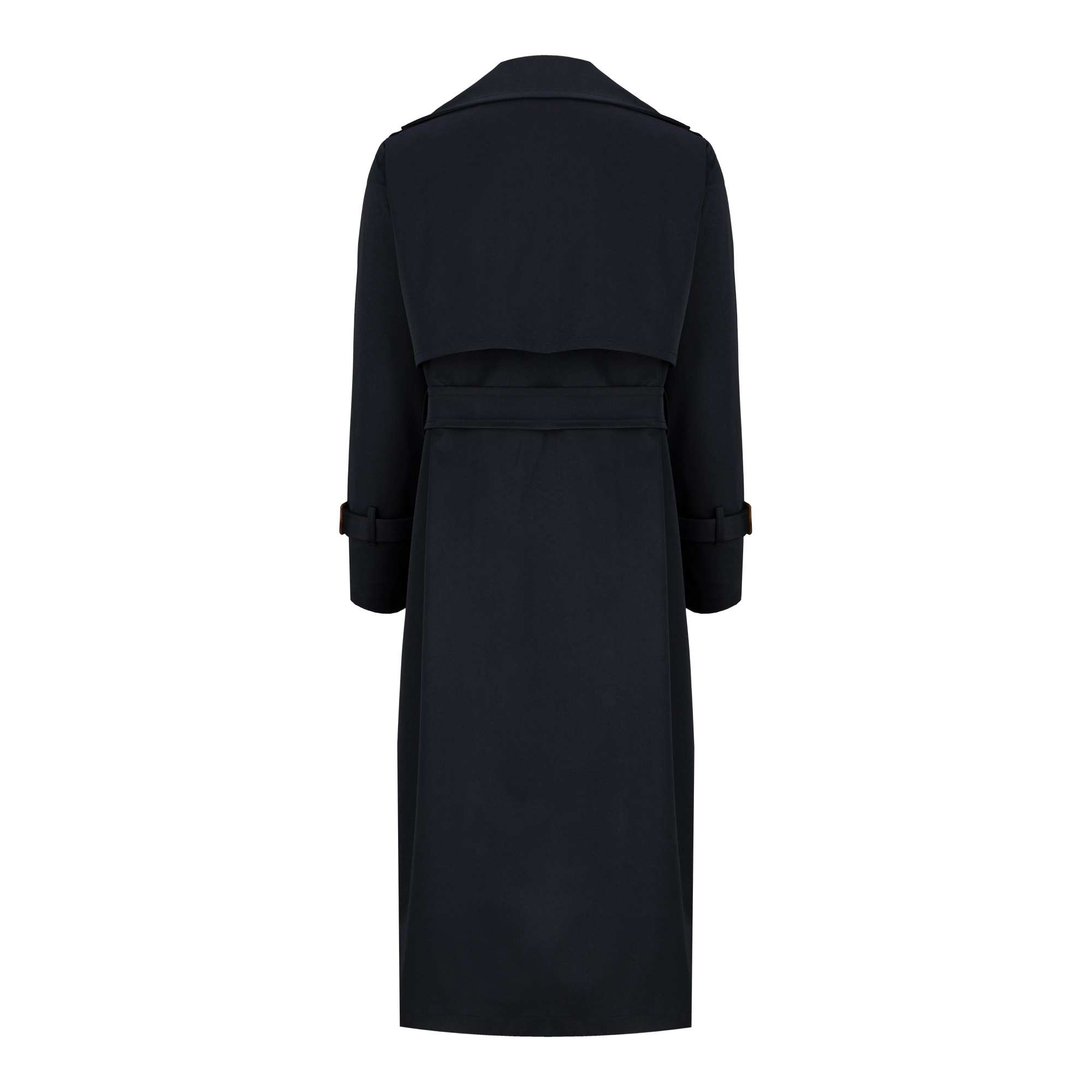 بارانی بلند زنانه سرمه ای تیره مدل نازانه السانا Elsana کد 2335