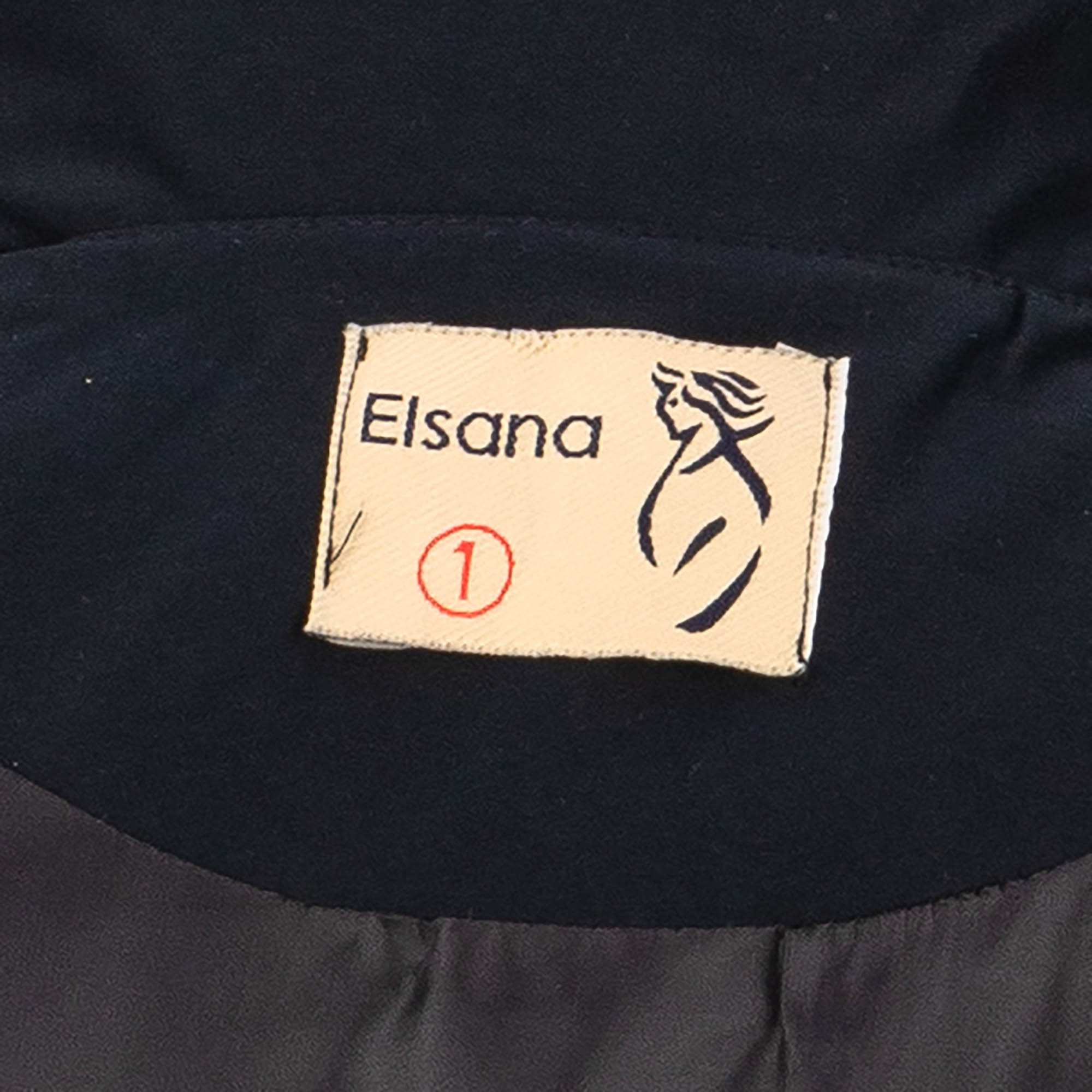 بارانی بلند زنانه سرمه ای تیره مدل نازانه السانا Elsana کد 2335