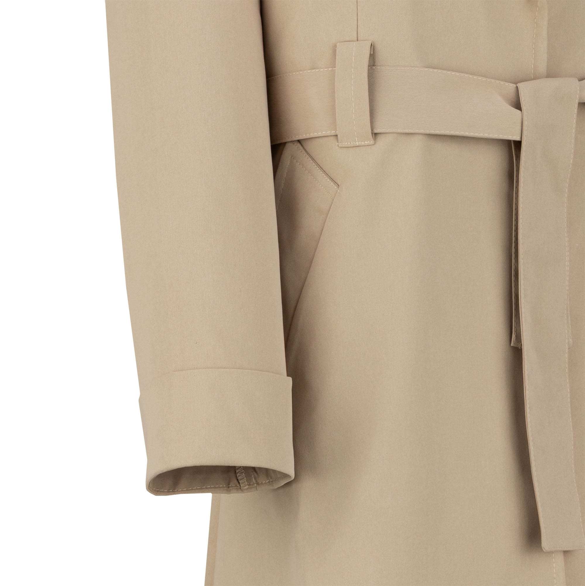 بارانی بلند زنانه کرم مدل دانژه السانا Elsana کد 2336