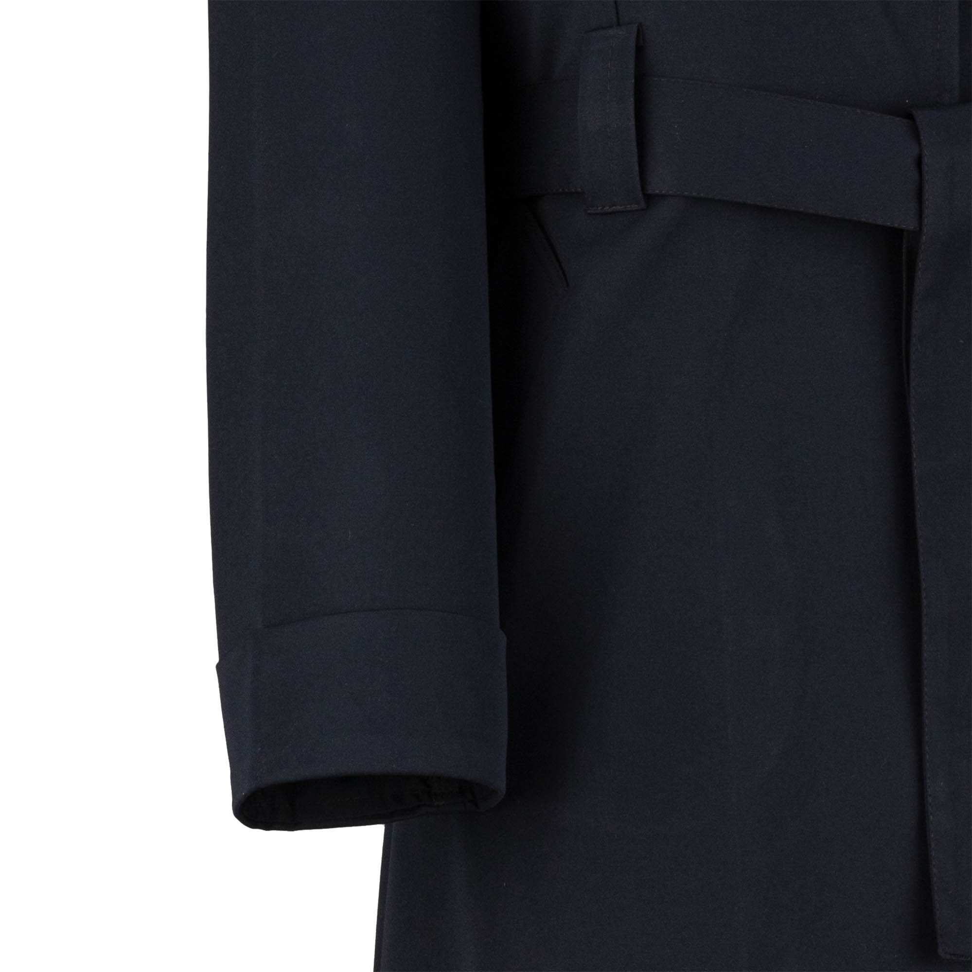 بارانی بلند زنانه سرمه ای تیره مدل دانژه السانا Elsana کد 2336