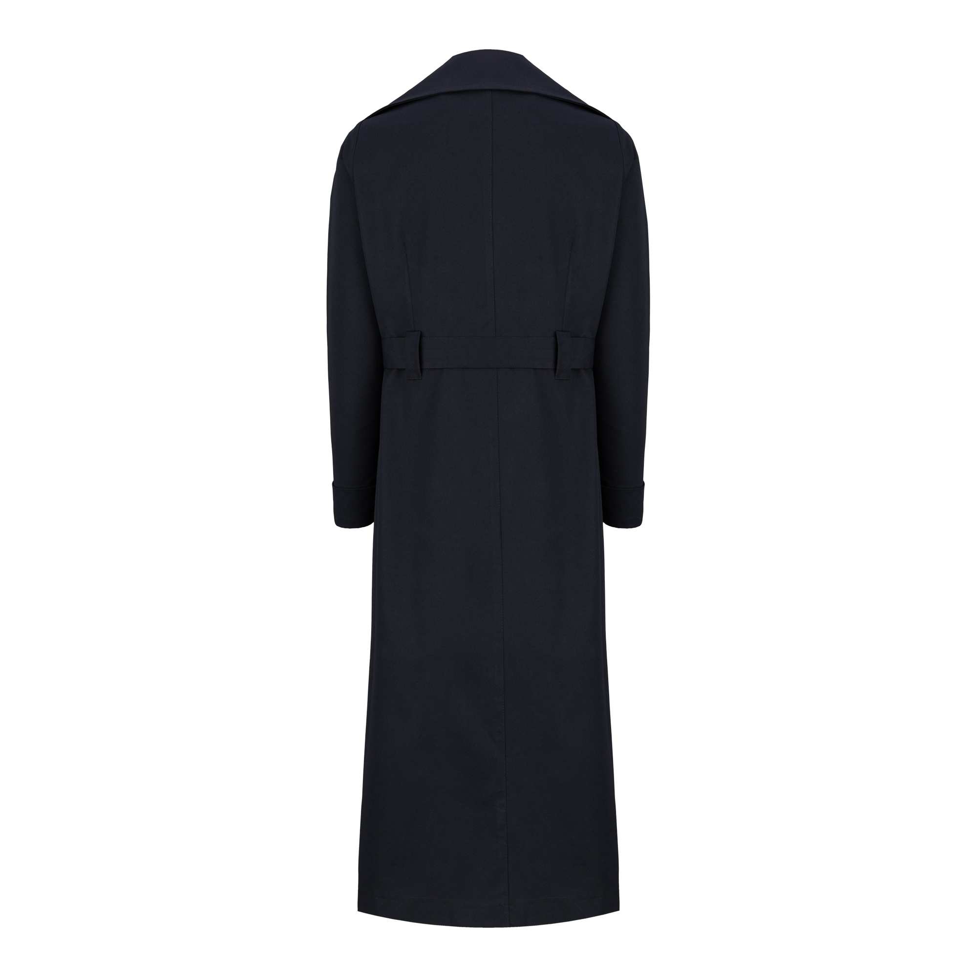 بارانی بلند زنانه سرمه ای تیره مدل دانژه السانا Elsana کد 2336