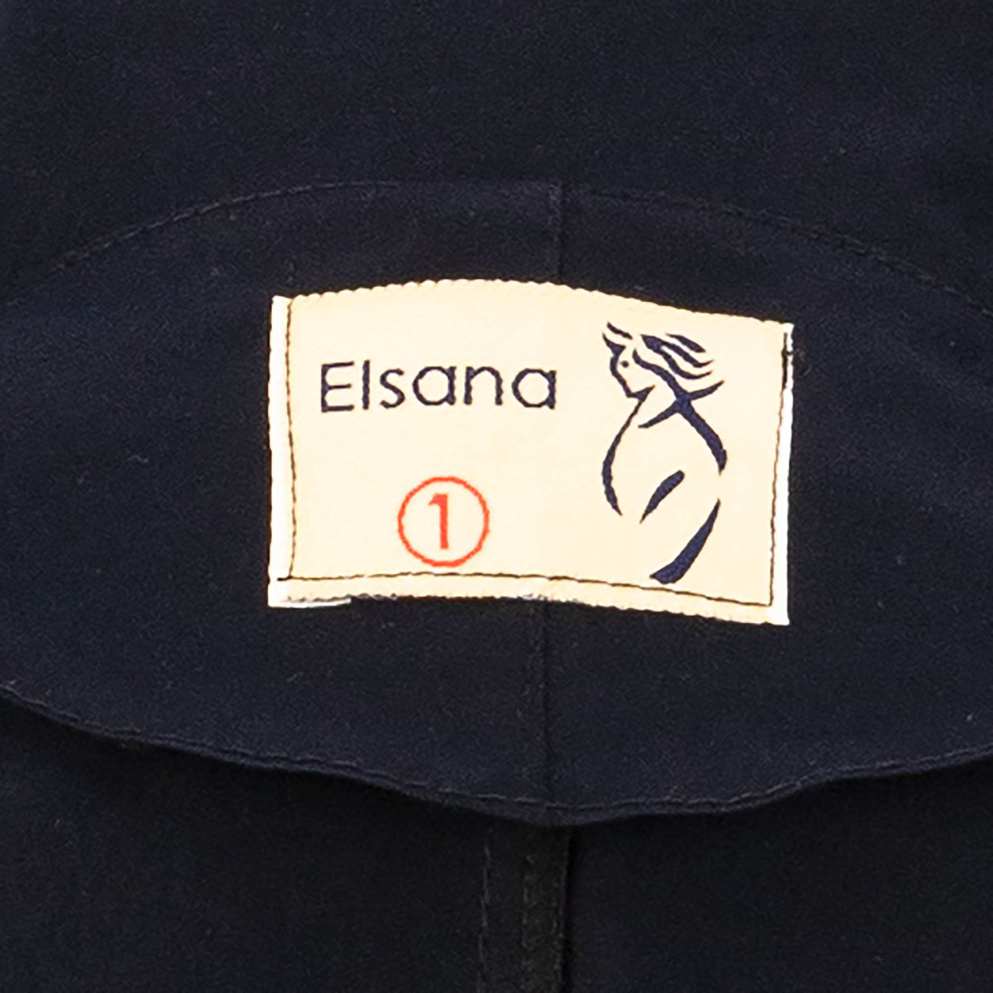 بارانی بلند زنانه سرمه ای تیره مدل دانژه السانا Elsana کد 2336