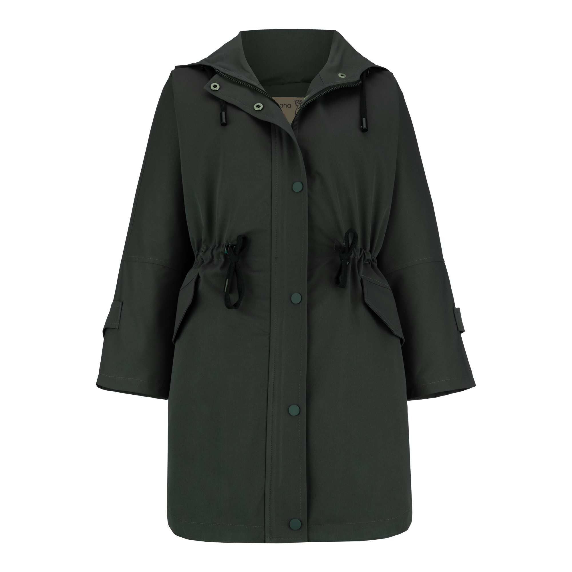 بارانی زنانه کلاه دار نوک مدادی مدل سیبا السانا Elsana کد 2337