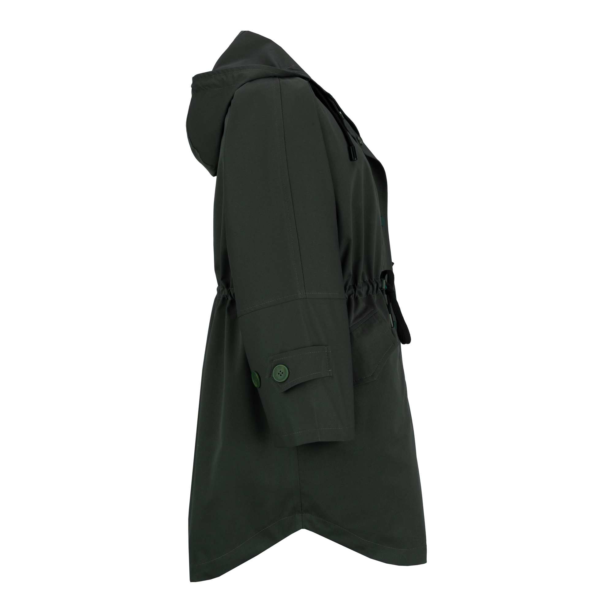 بارانی زنانه کلاه دار نوک مدادی مدل سیبا السانا Elsana کد 2337