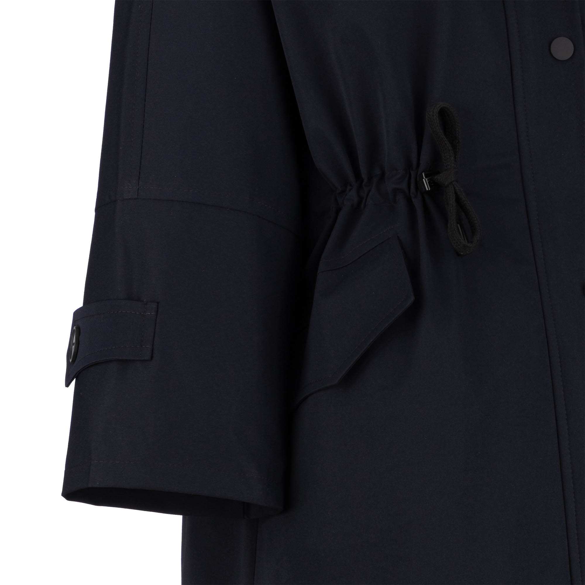 بارانی زنانه کلاه دار سرمه ای تیره مدل سیبا السانا Elsana کد 2337